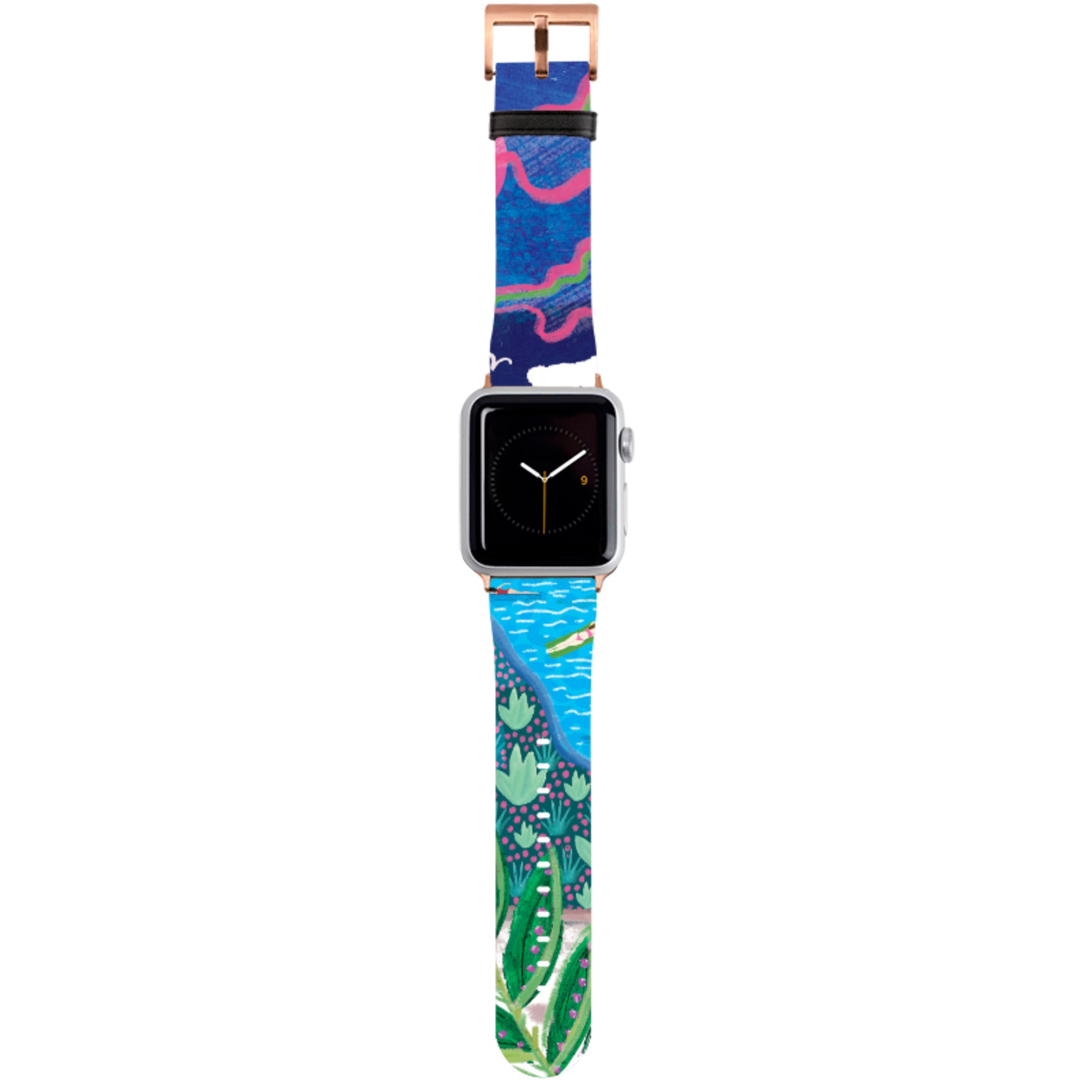 Sapphire Seas Apple Watch Strap By Emma Frances Grant