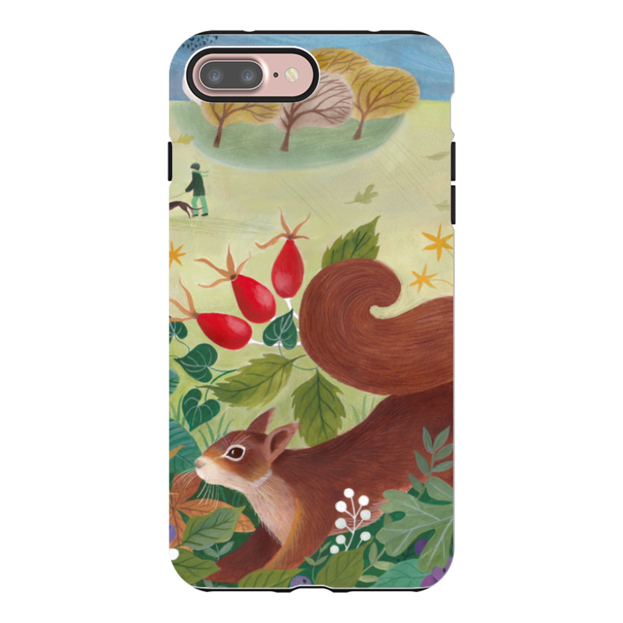 iPhone Tough Case - Autumn Squirrel By Bex Parkin