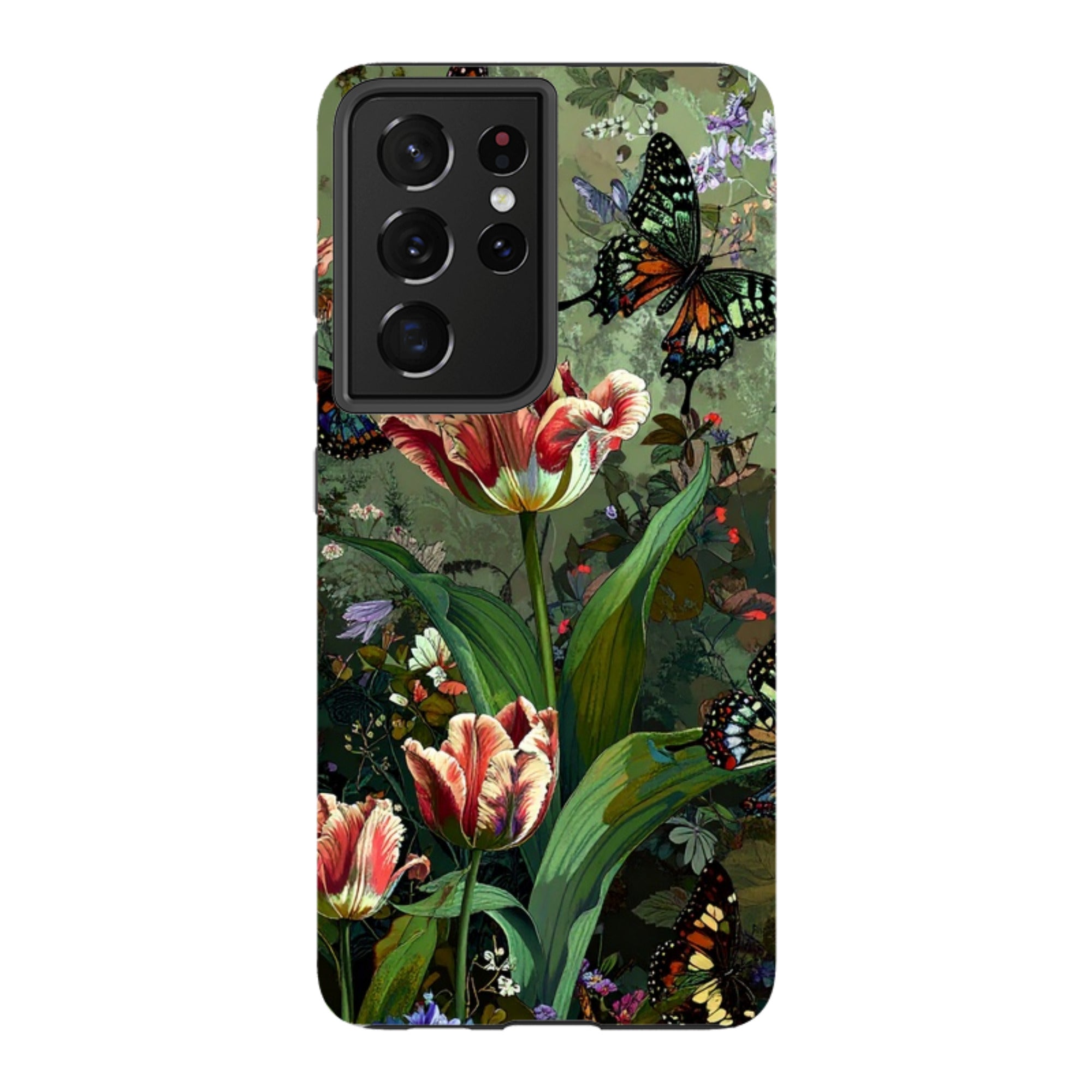 Samsung Tough Case - Green Vyne Butterflies