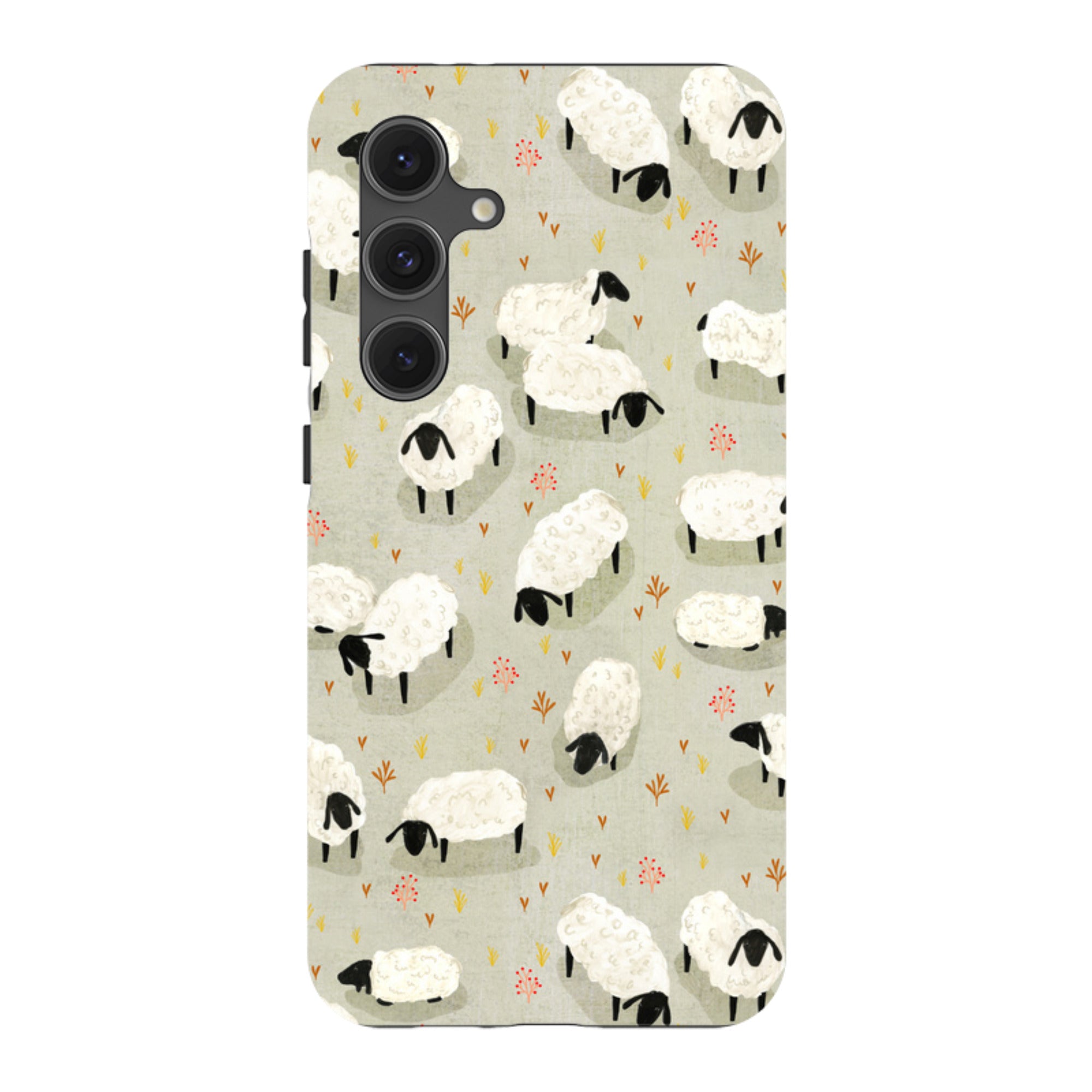 Samsung Tough Case - Sheep Grey By Katherine Quinn
