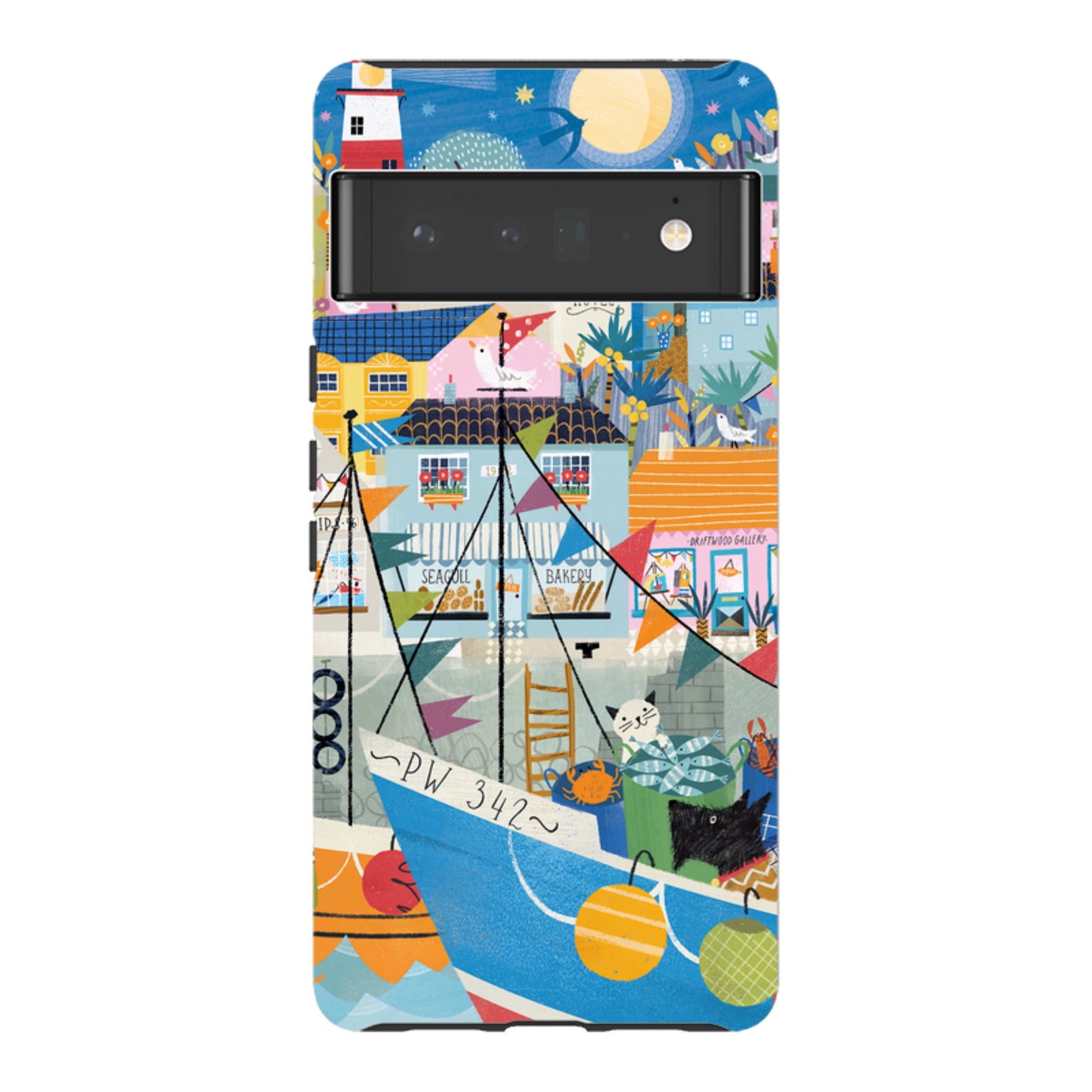 Google Tough Case - Night Harbour 1 By Ali Brookes