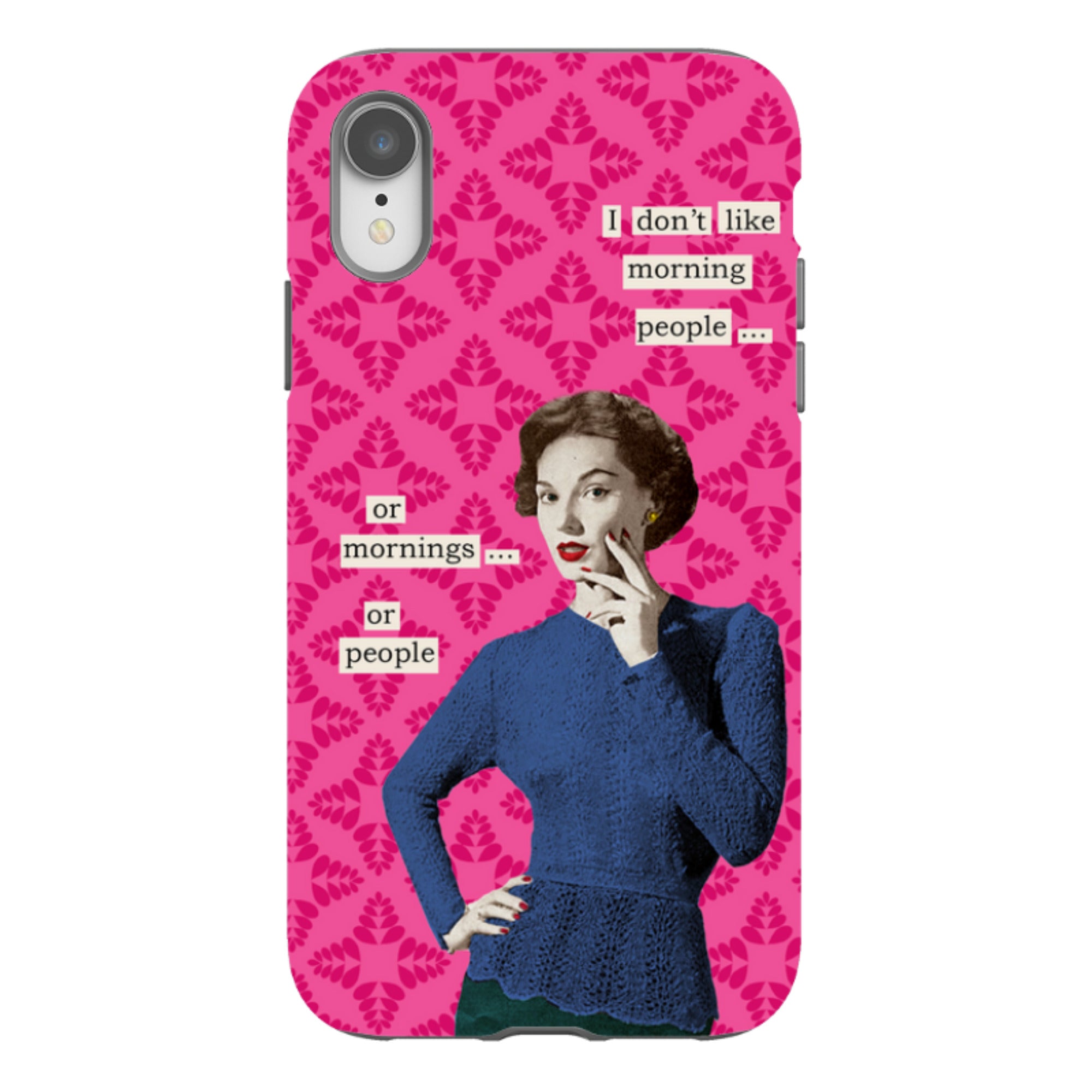 iPhone Tough Case - Morning Person By Clare Jordan