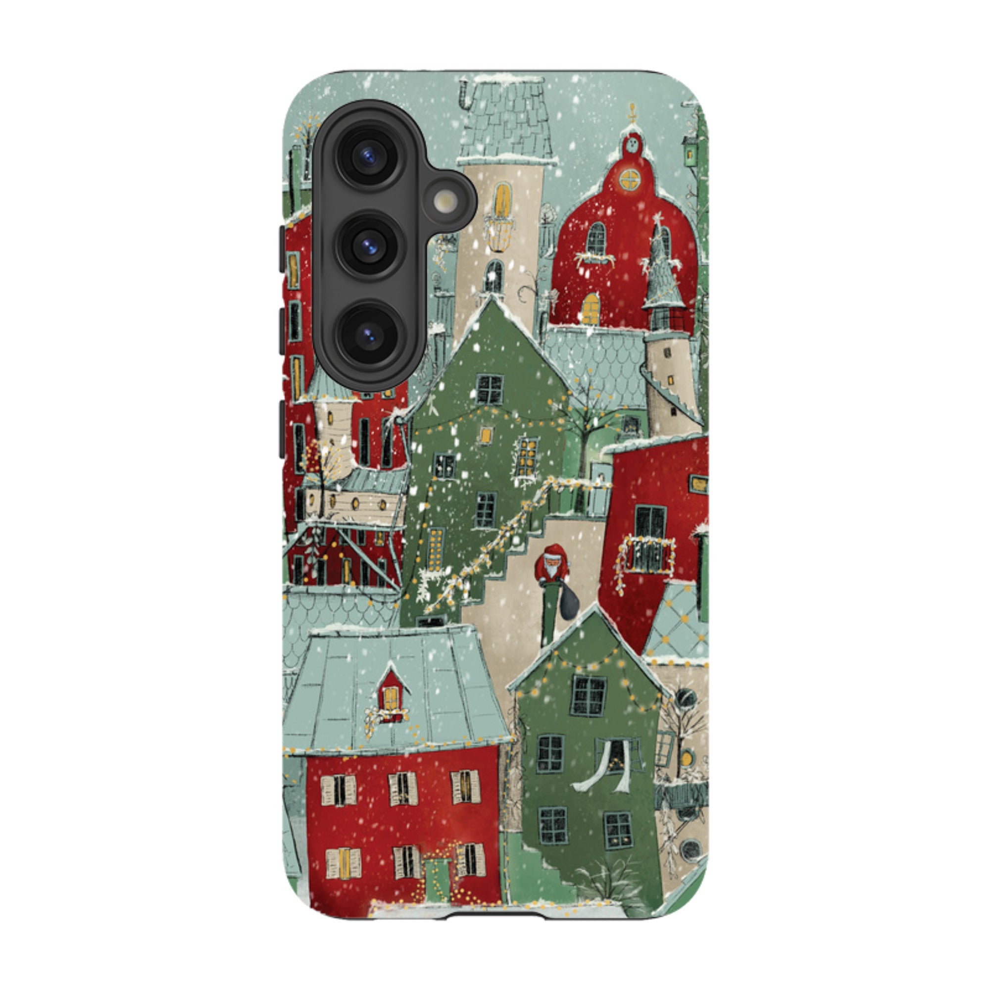 Samsung Tough Case - Citywinkles Red By Maja Lindberg