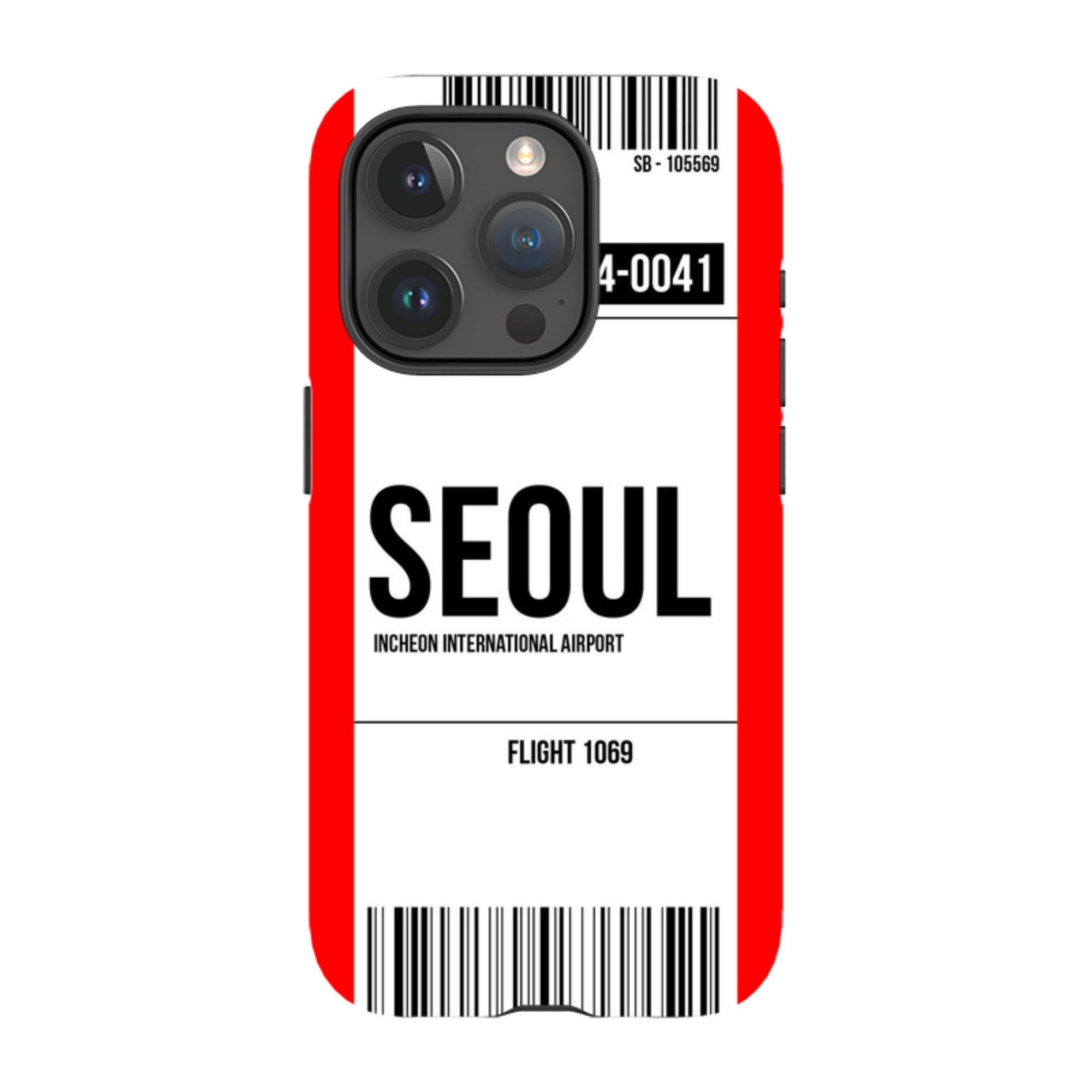 iPhone Tough Case - Seoul Red