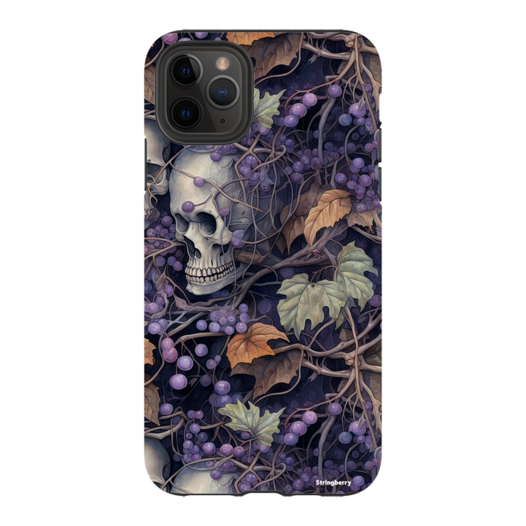 iPhone Tough Case - Grape Skull