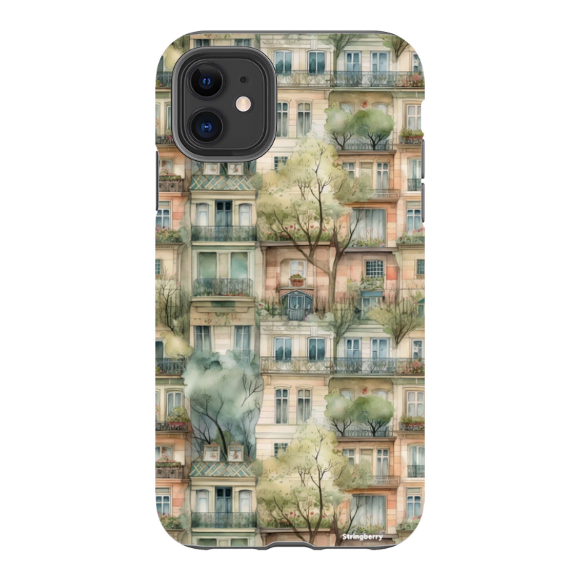 iPhone Tough Case - Montmartre Houses
