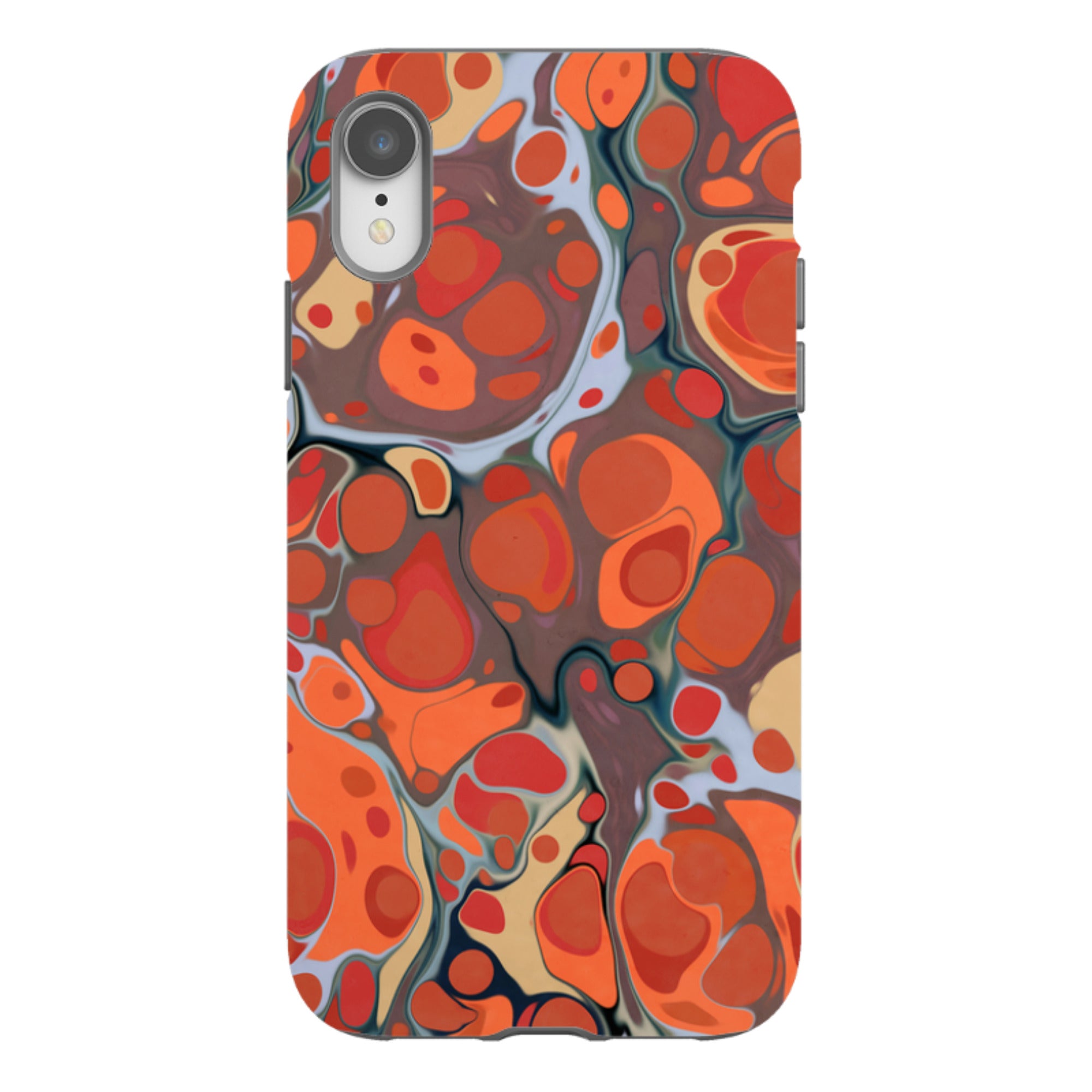 iPhone Tough Case - Flaming Volcano
