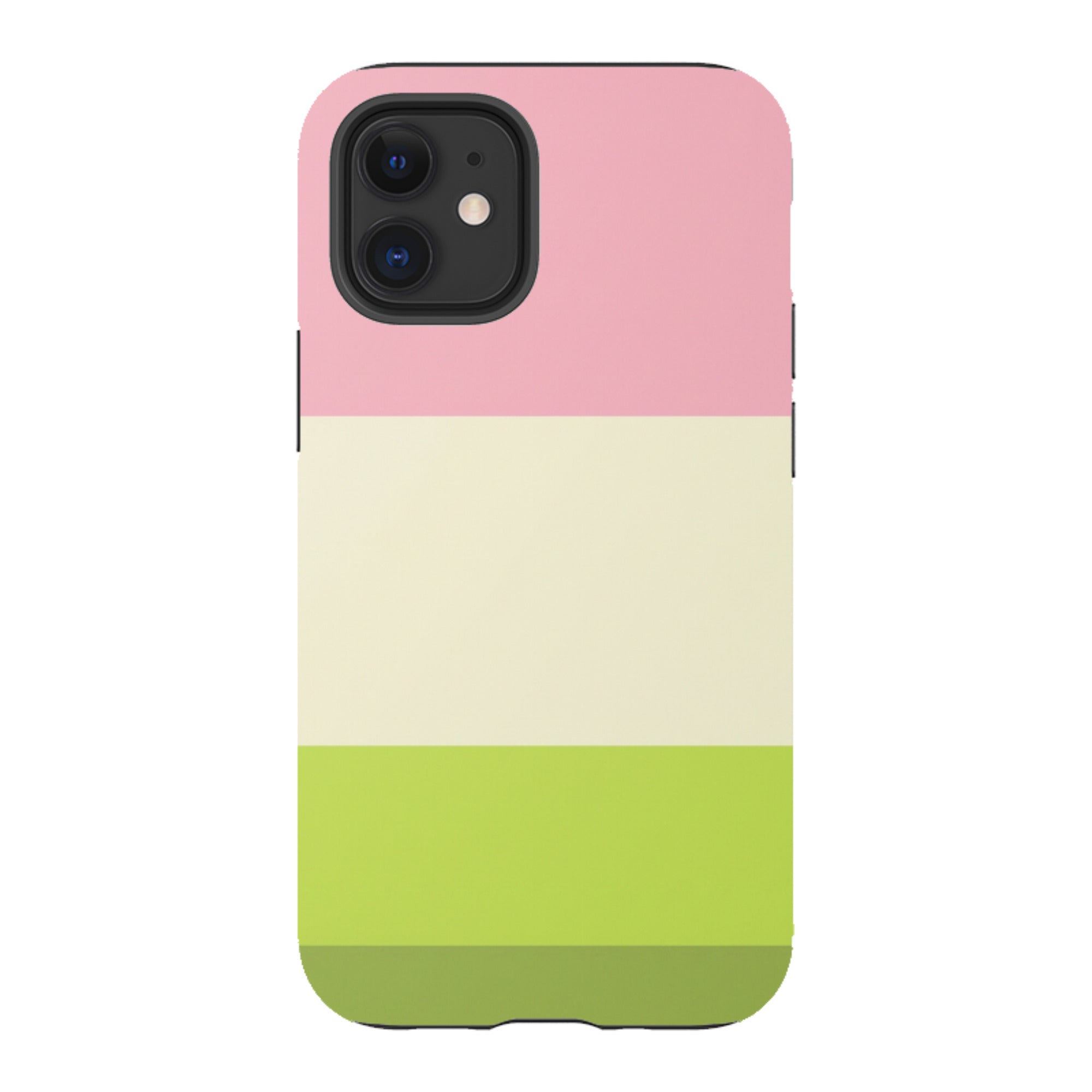 iPhone Tough Case - Pink & Sage Green