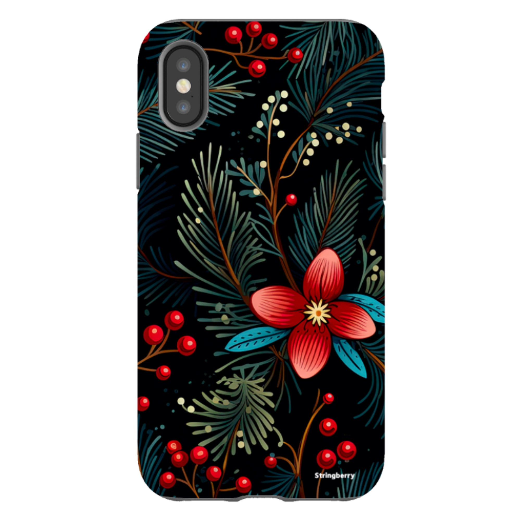 iPhone Tough Case - Red Berries