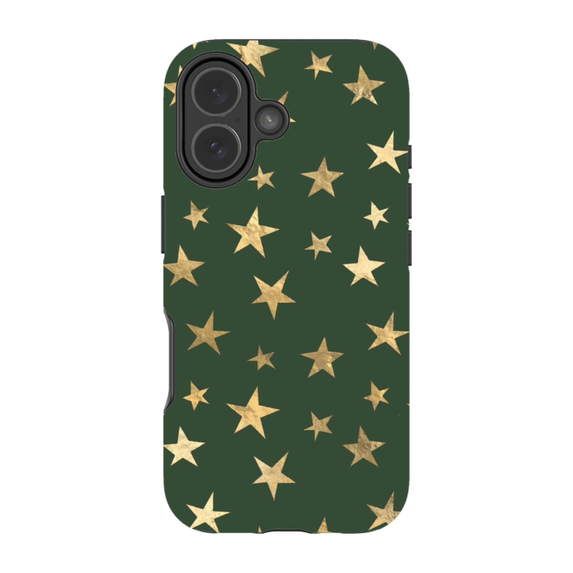 iPhone MagSafe Tough Case - Green and Gold Stars