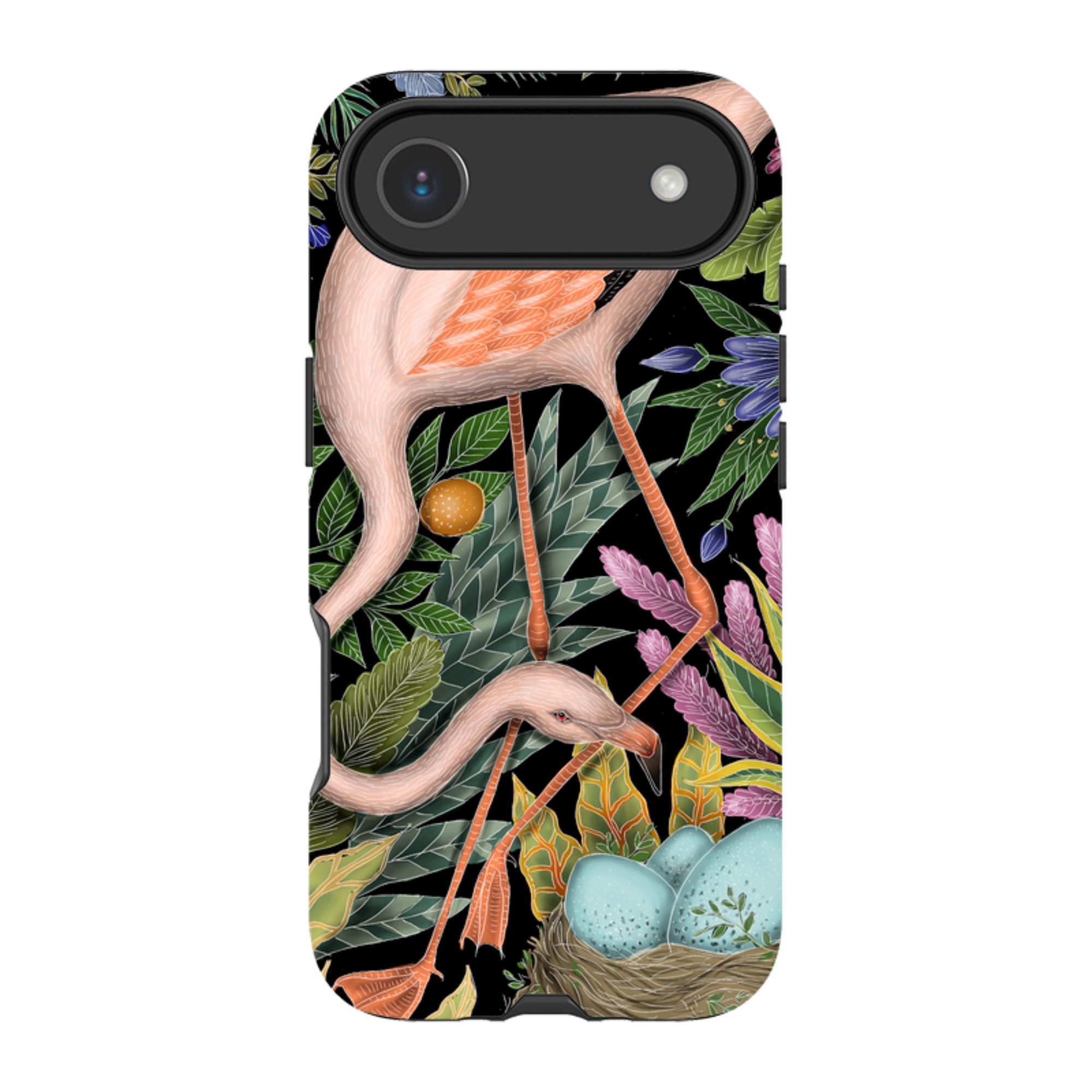 iPhone MagSafe Tough Case - Flamingo By Catherine Rowe