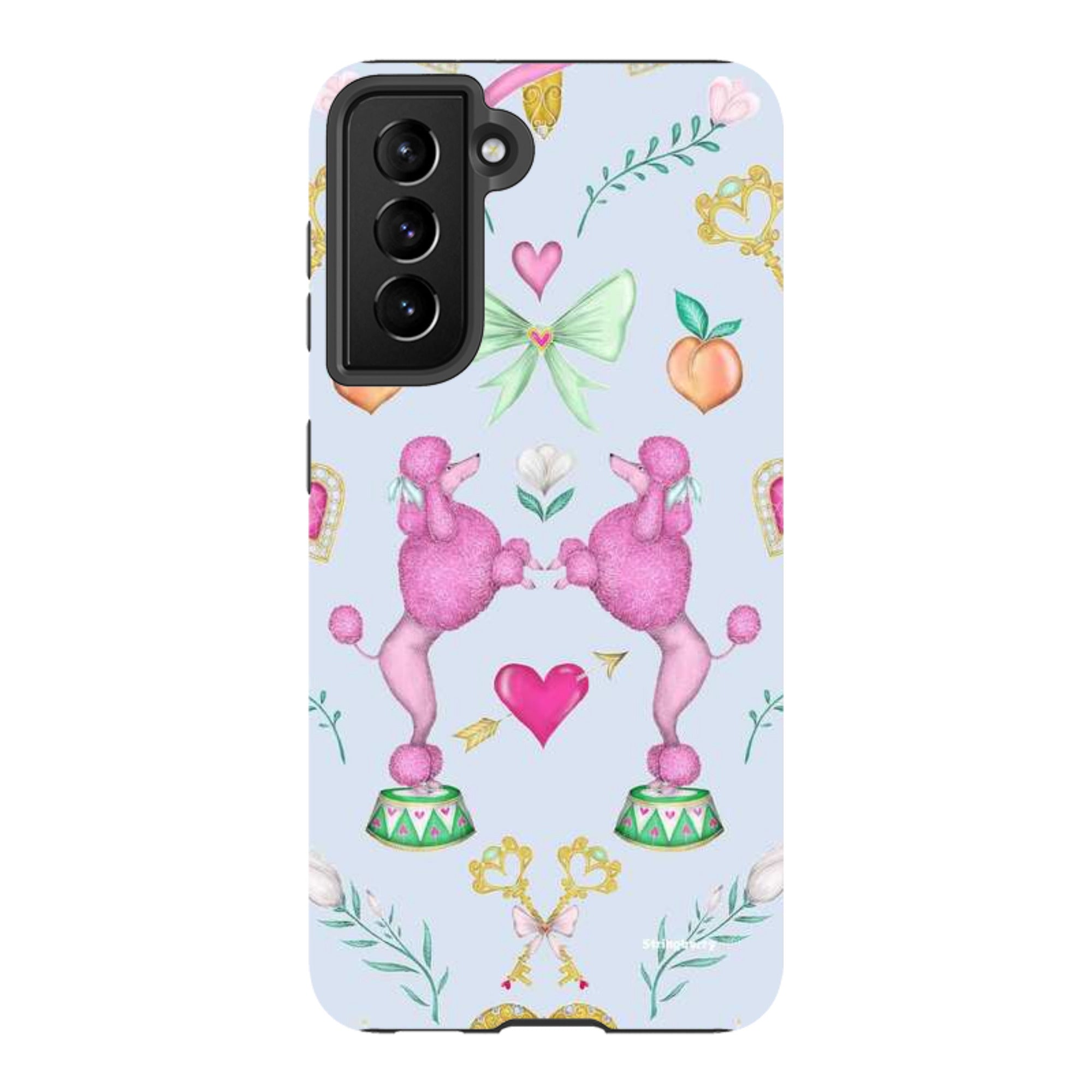 Samsung Tough Case - Pink Poodle Parlour Powder By Catherine Rowe