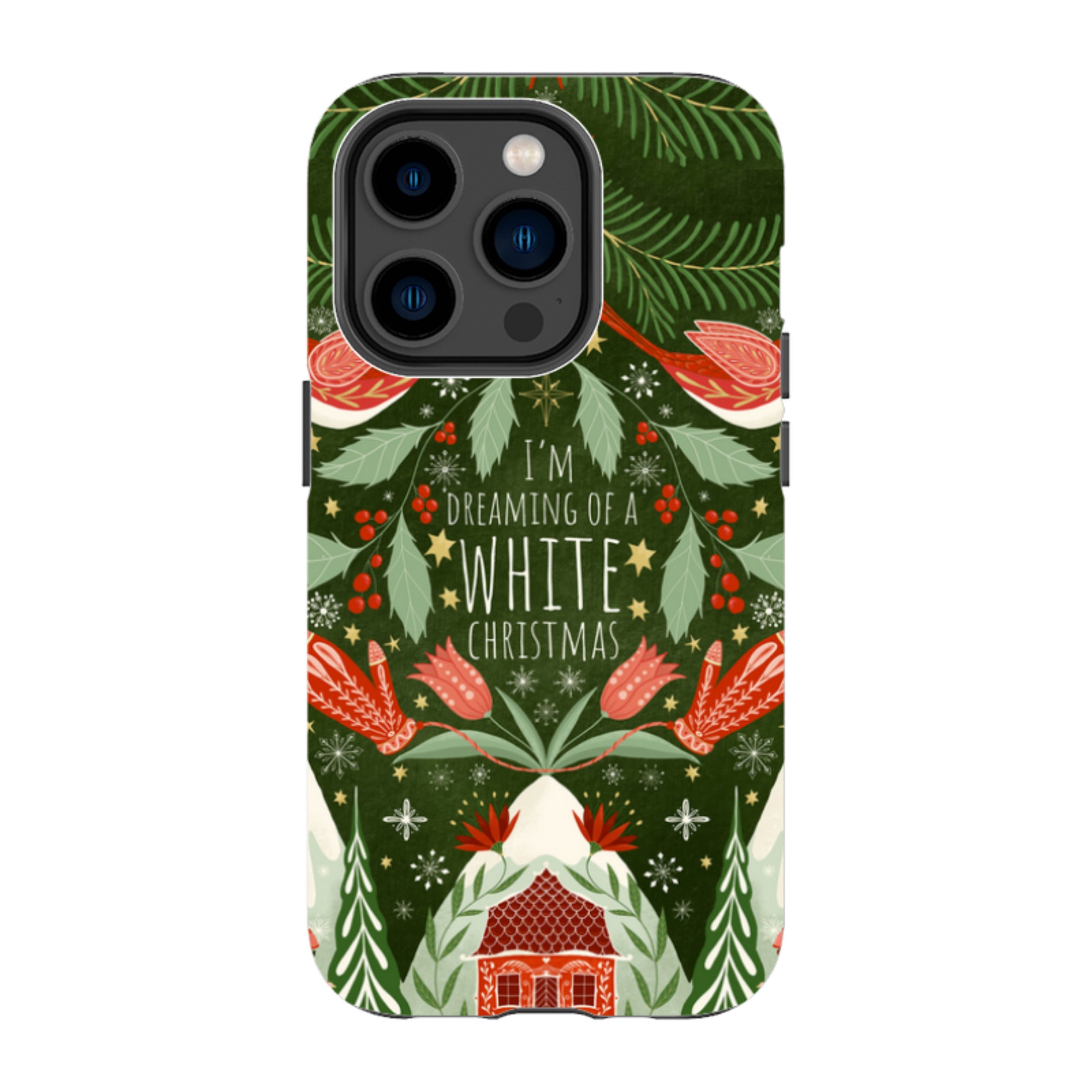 iPhone Tough Case - I'm Dreaming Of a White Christmas By Maja Lindberg
