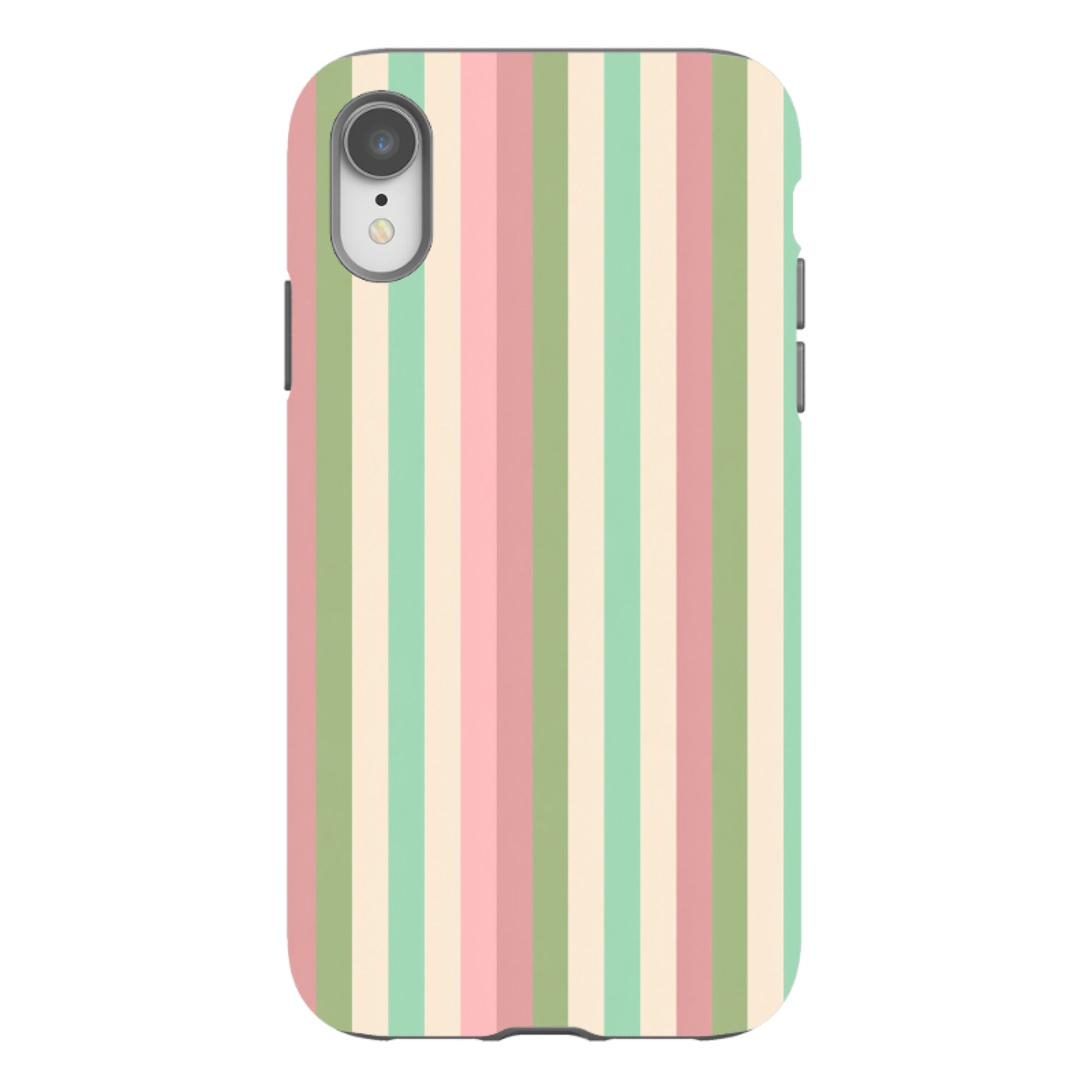 iPhone Tough Case - Pastel Stripe