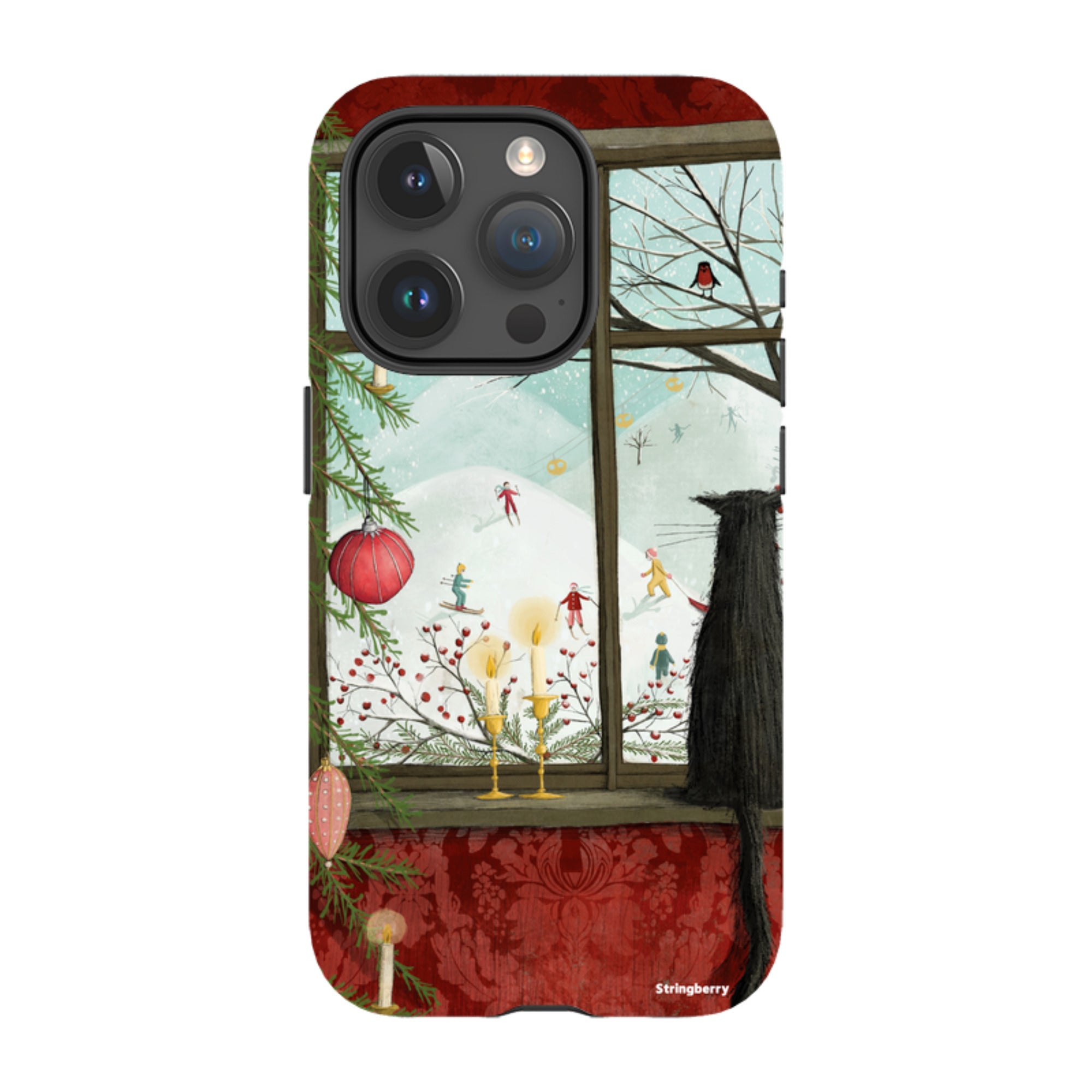 iPhone Tough Case - Christmas Window By Maja Lindberg