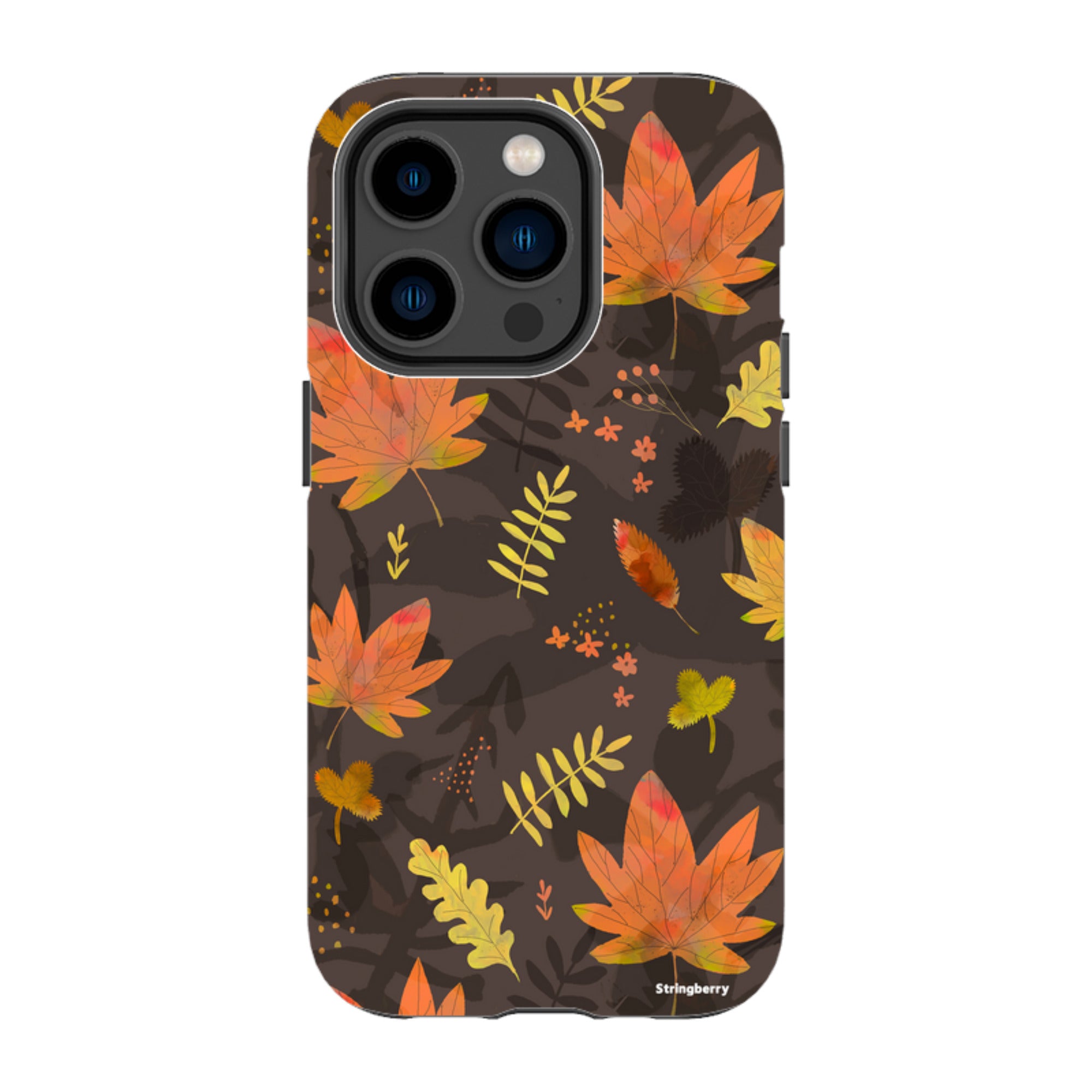 iPhone MagSafe Tough Case -  Autumn Leaves Yellow