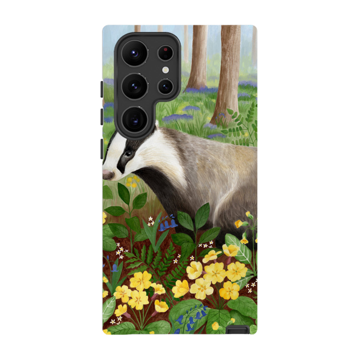 Samsung Tough Case - Bluebell Badger By Bex Parkin