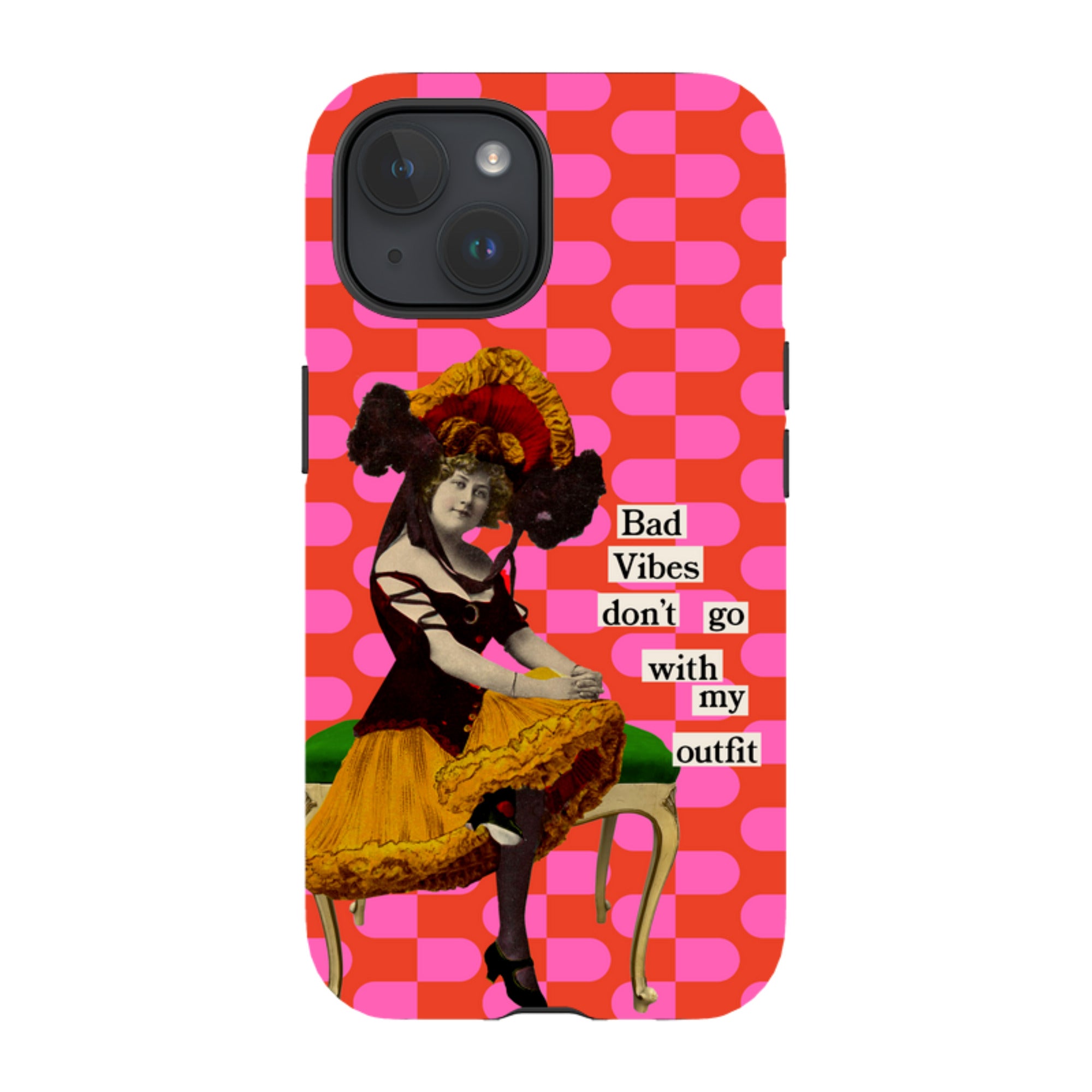 iPhone Tough Case - Bad Vibes By Clare Jordan