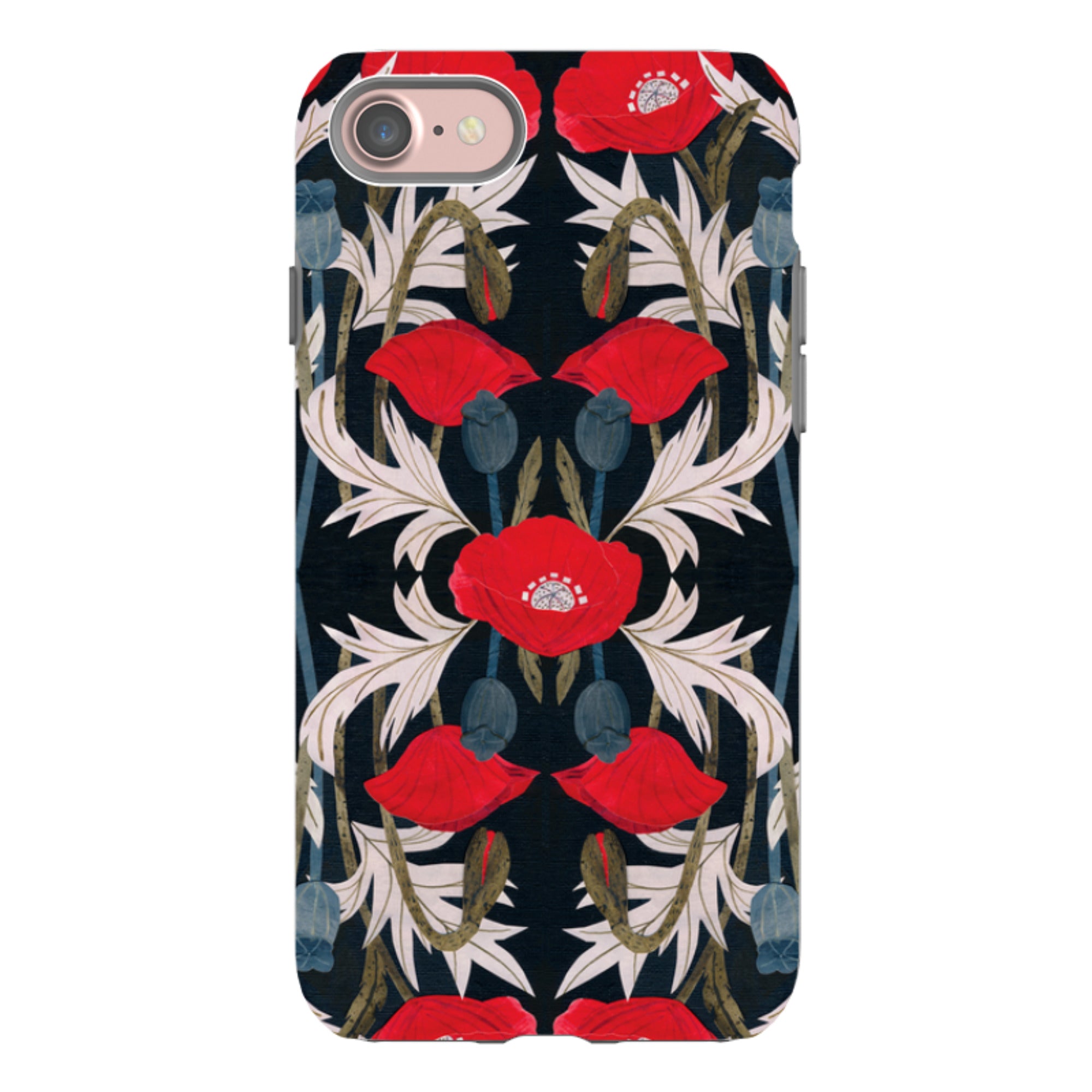 iPhone Tough Case - Poppy By Tracey English