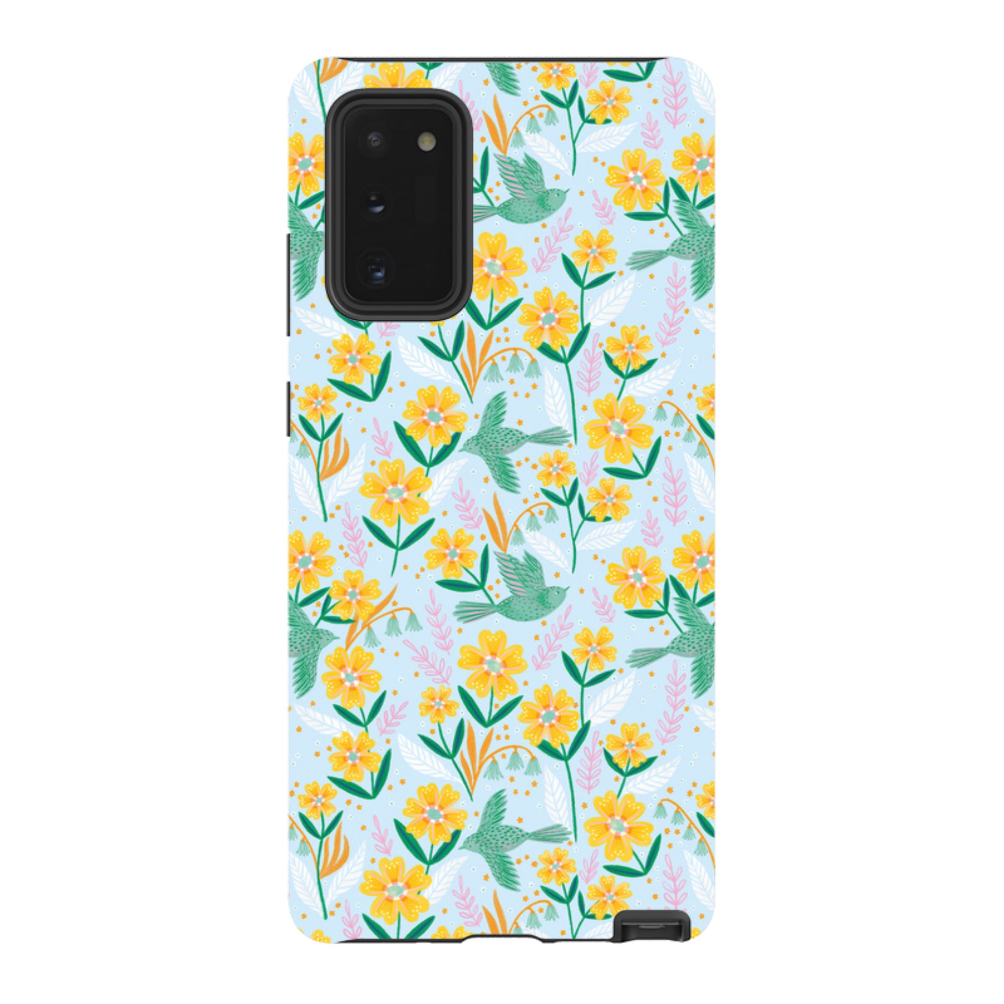 Samsung Tough Case - Sweet Birds Blue By Lee Foster Wilson