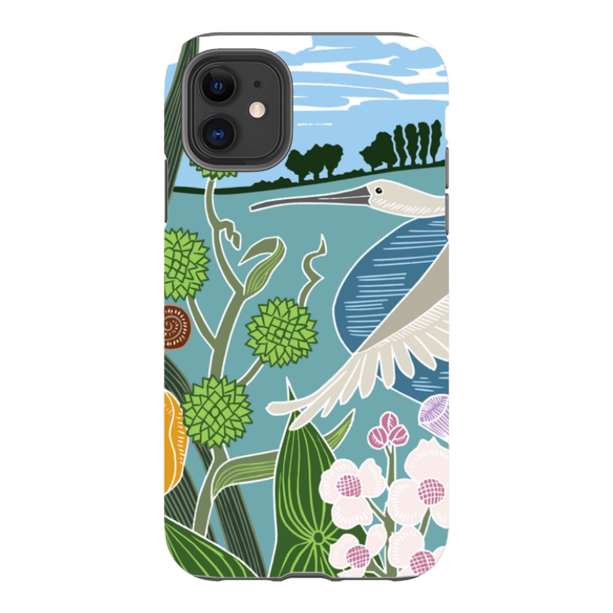 iPhone Tough Case - Spoonbill By Kate Heiss