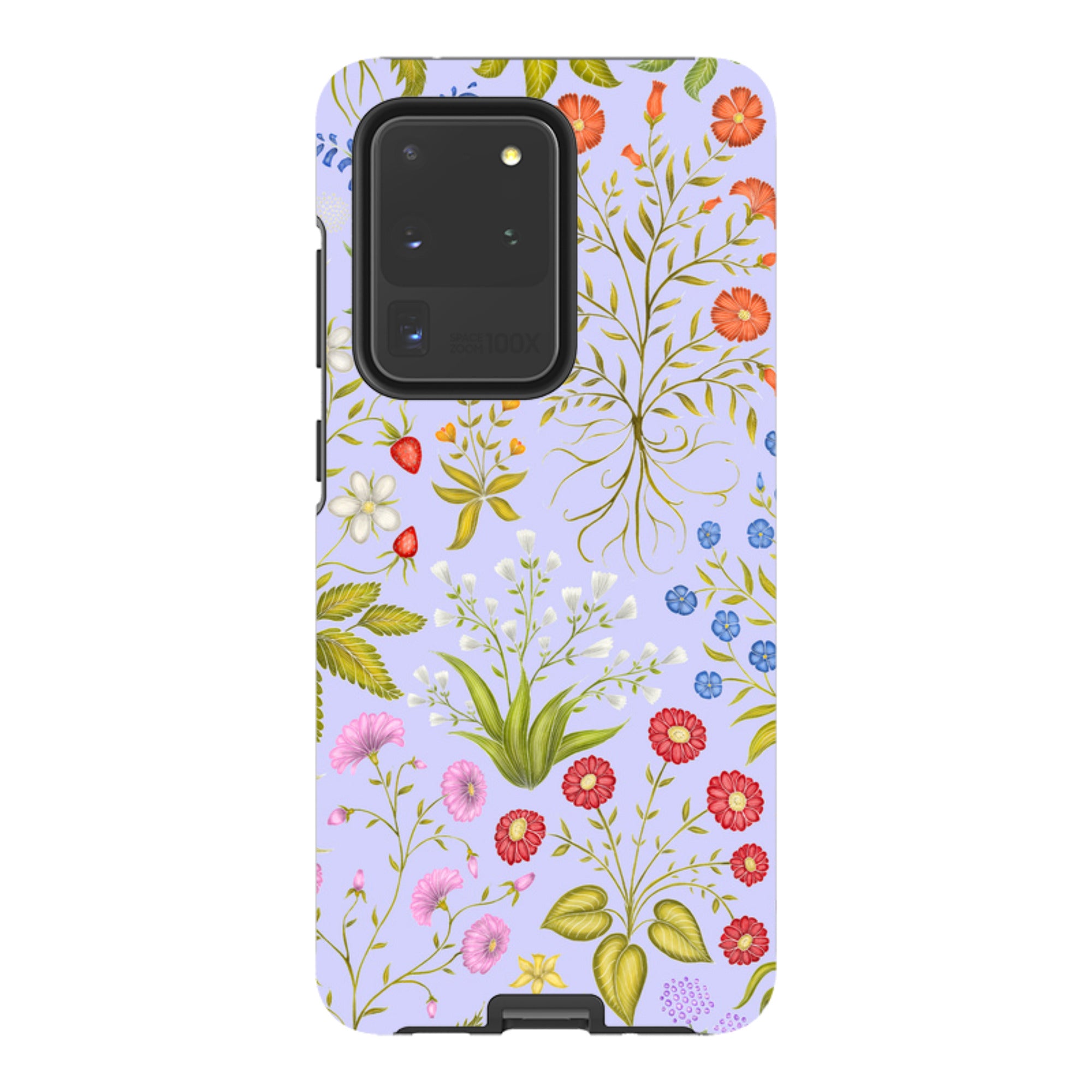 Samsung Tough Case - Fleurs Blue By Catherine Rowe