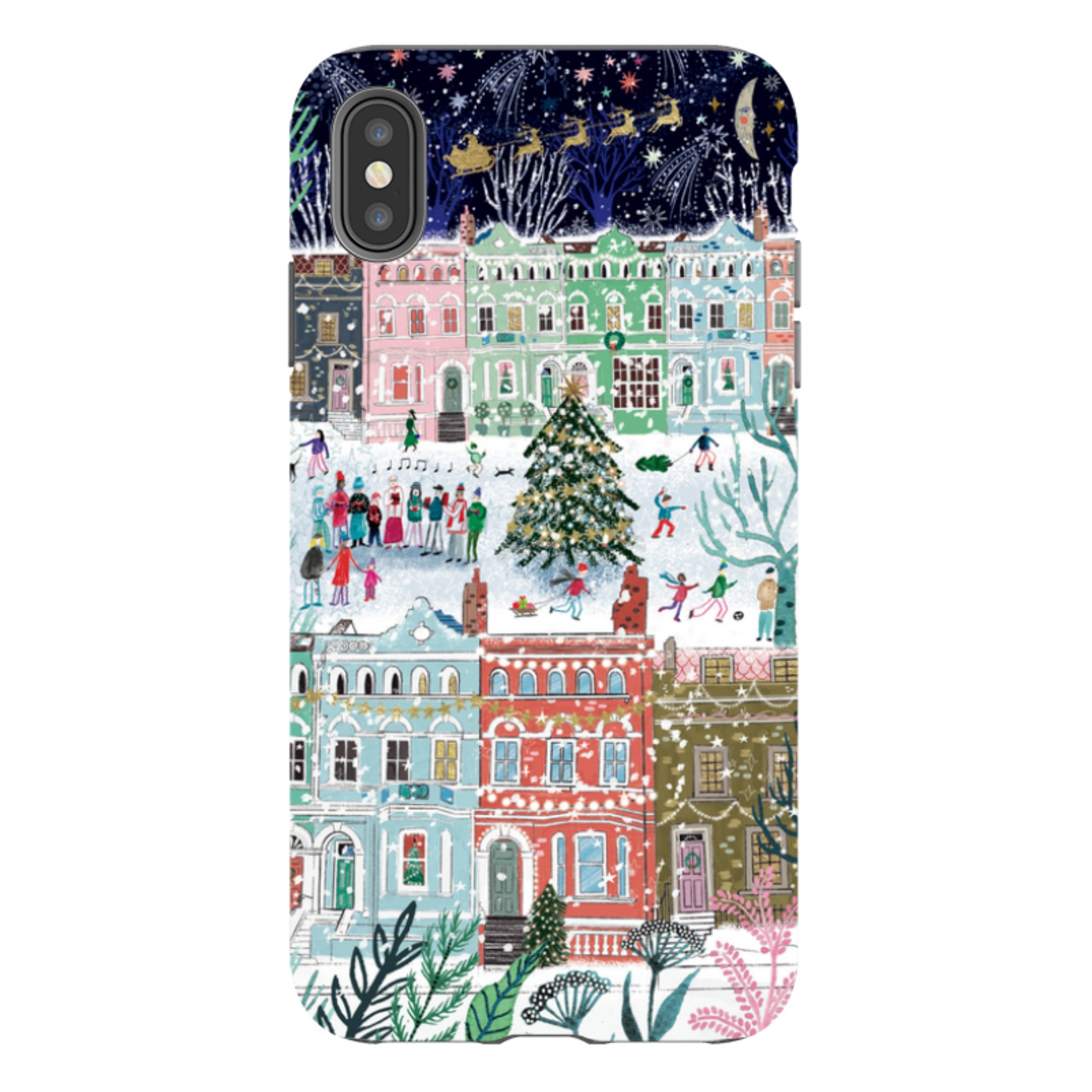 iPhone Tough Case - Winter In Notting Hill By Emma Frances Grant
