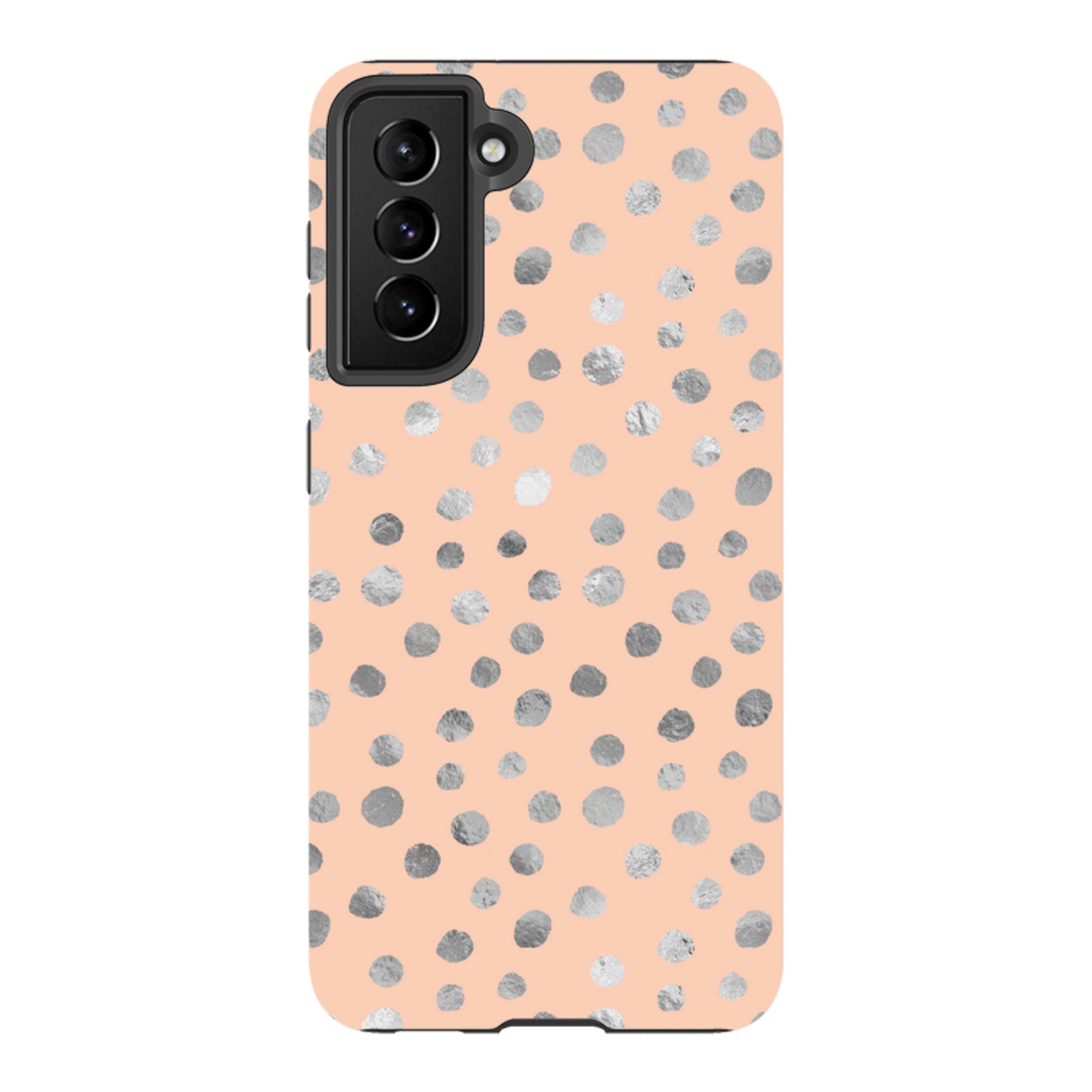 Samsung Tough Case - Pale and Silver Dots