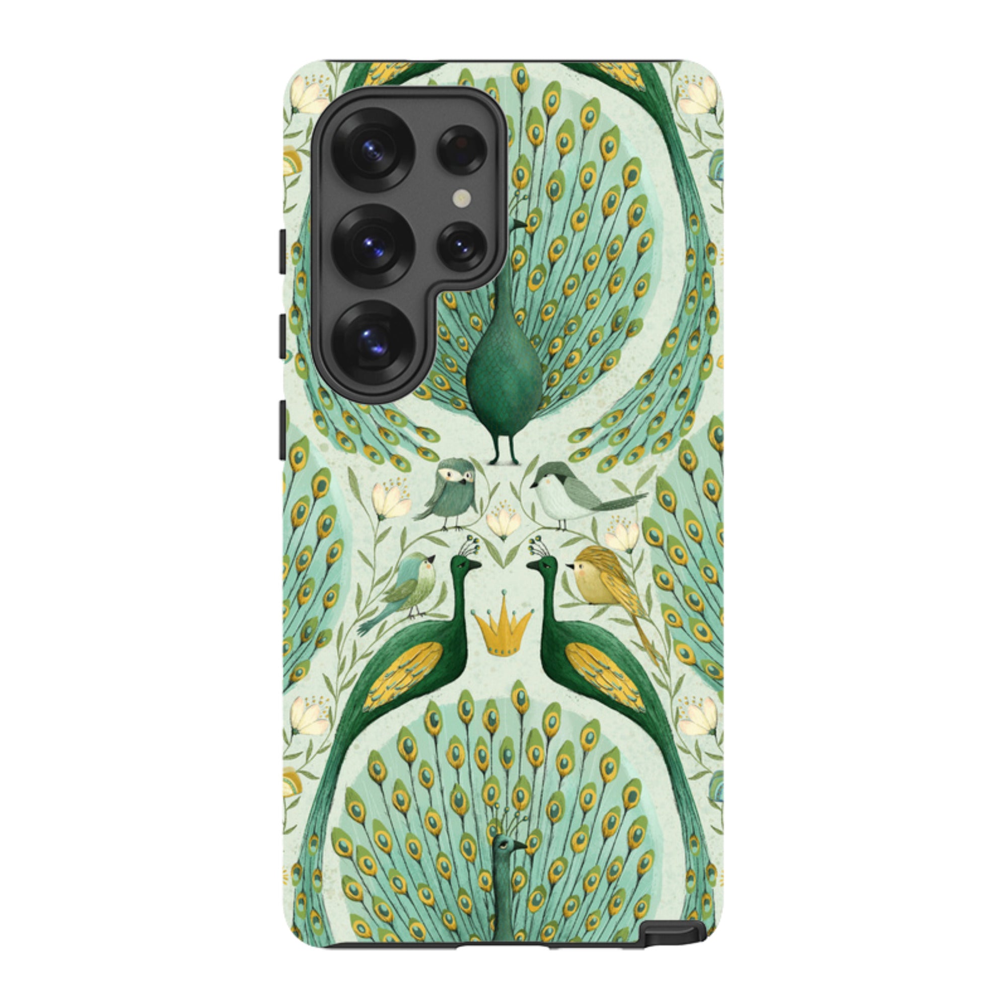 Samsung Tough Case - Peacock Pattern By Maja Lindberg
