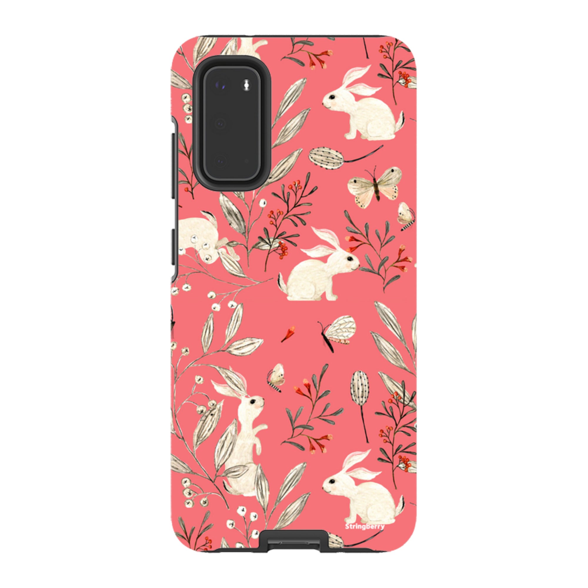 Samsung Tough Case - Bunnies Raspberries By Katherine Quinn