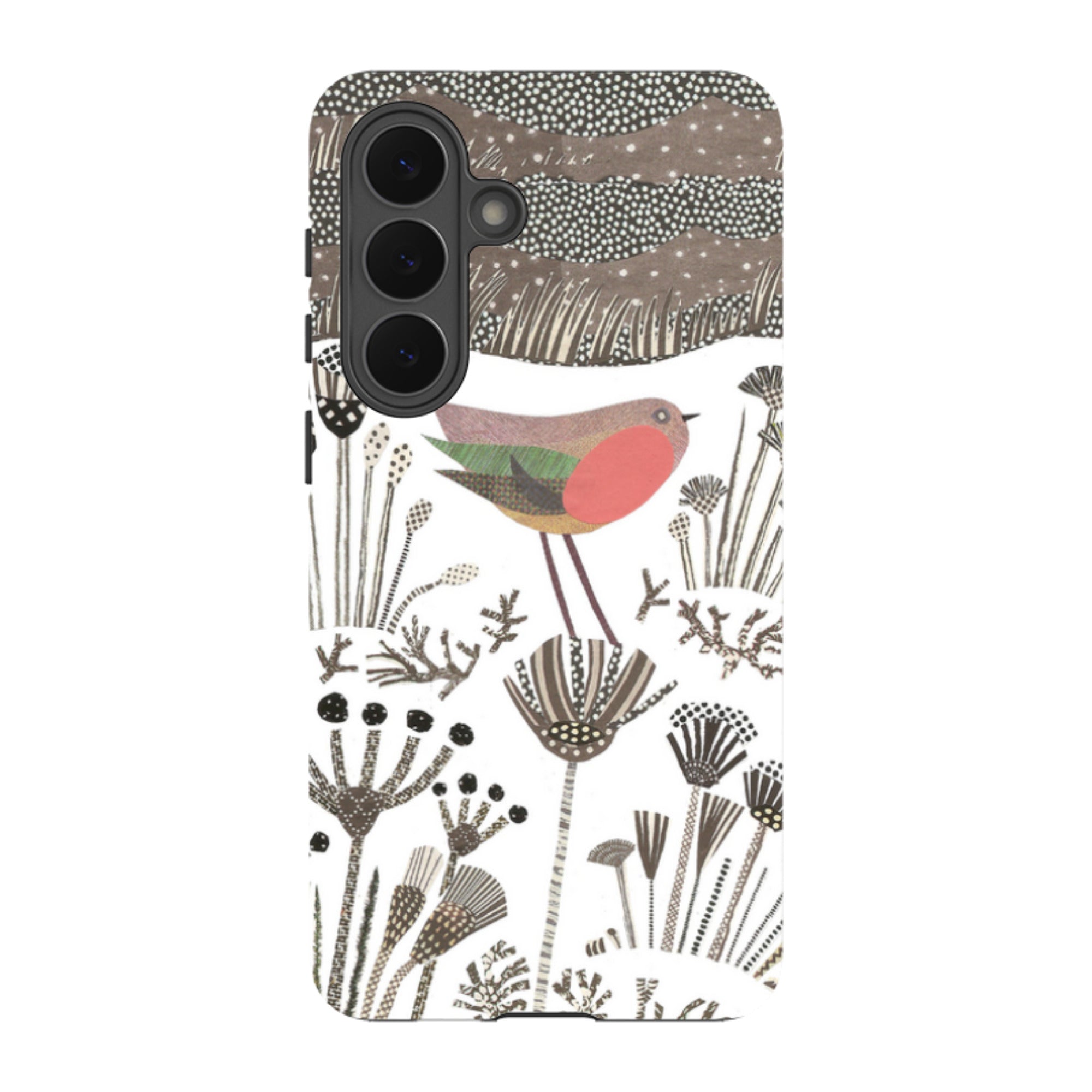 Samsung Tough Case - Robin in Snow By Jane Robbins