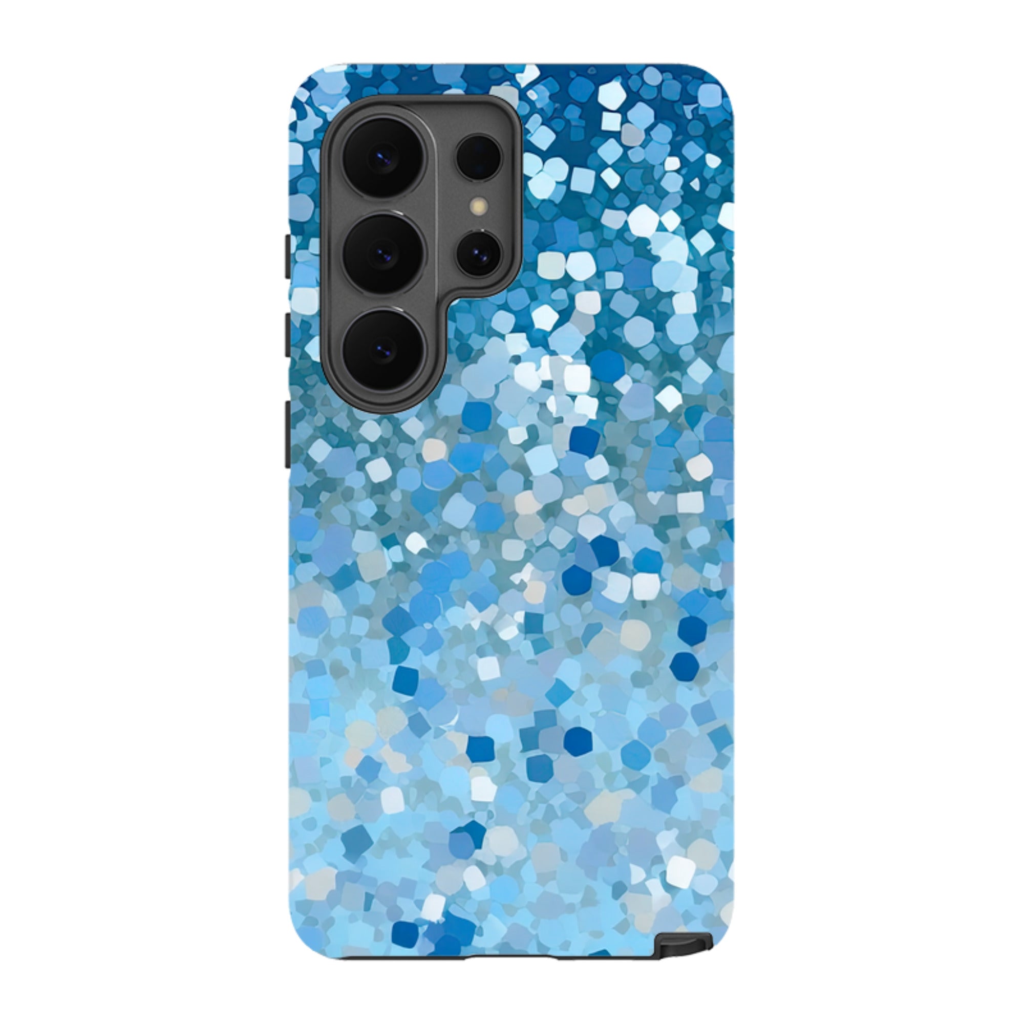 Samsung Tough Case - Blue Glitter II (Case Does Not Glitter)