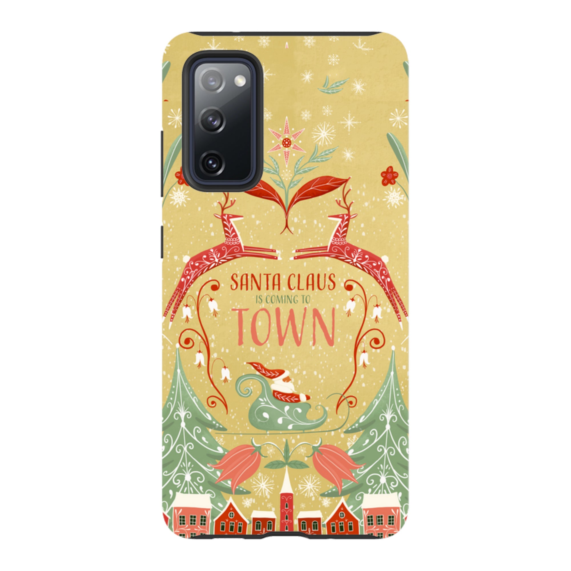 Samsung Tough Case - Santa Claus Is Coming To Town By Maja Lindberg