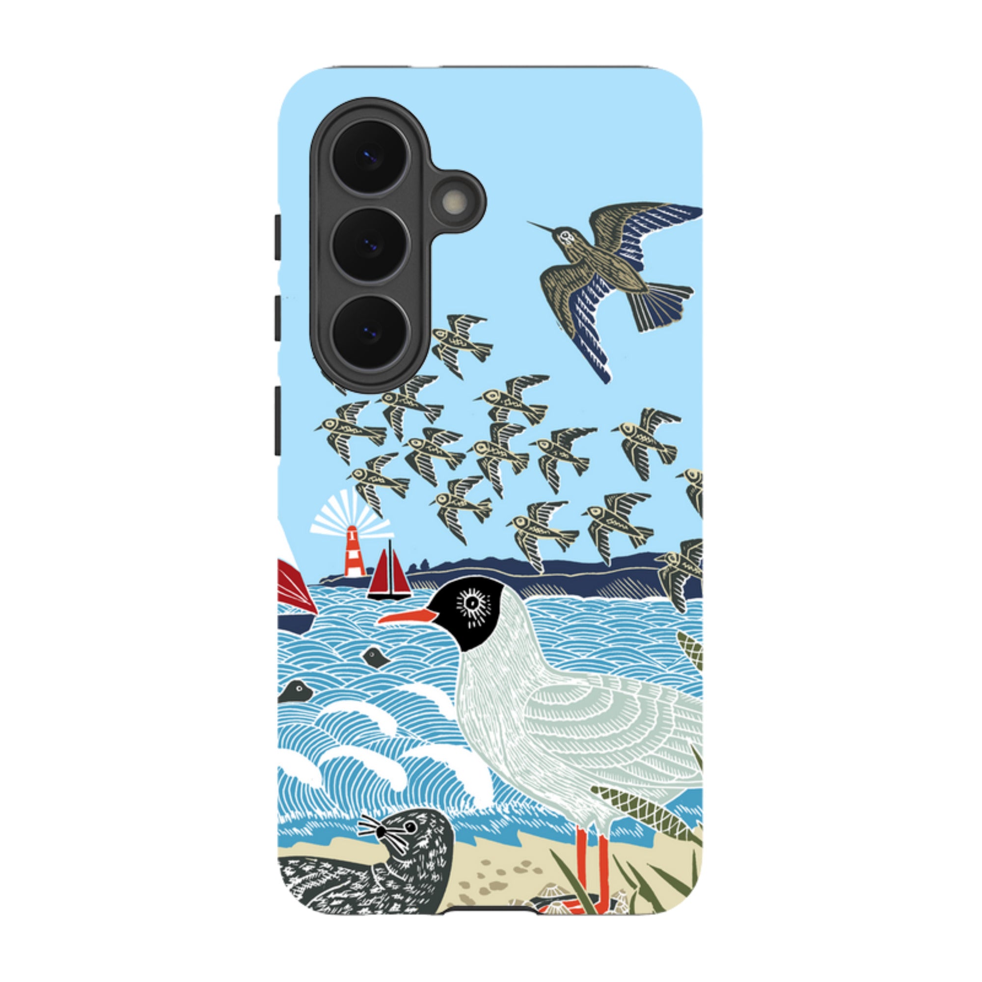 Samsung Tough  Case - Seagulls And Seals By Kate heiss