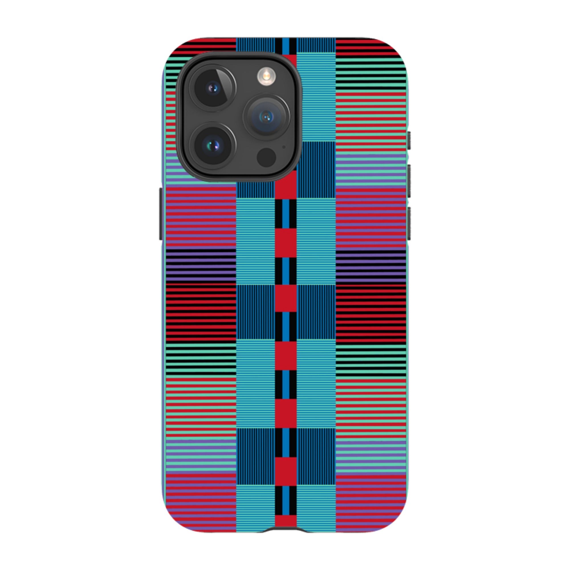 iPhone Tough Case - Indian Stripe By Cressida Bell