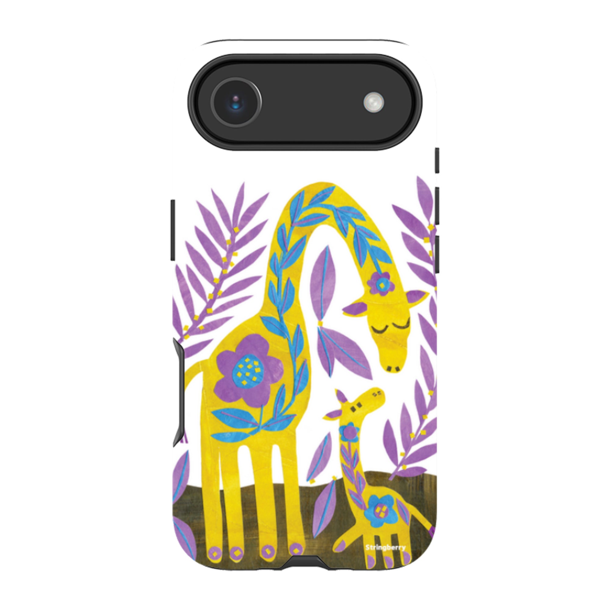 iPhone MagSafe Tough Case - Folk Giraffes By Tracey English