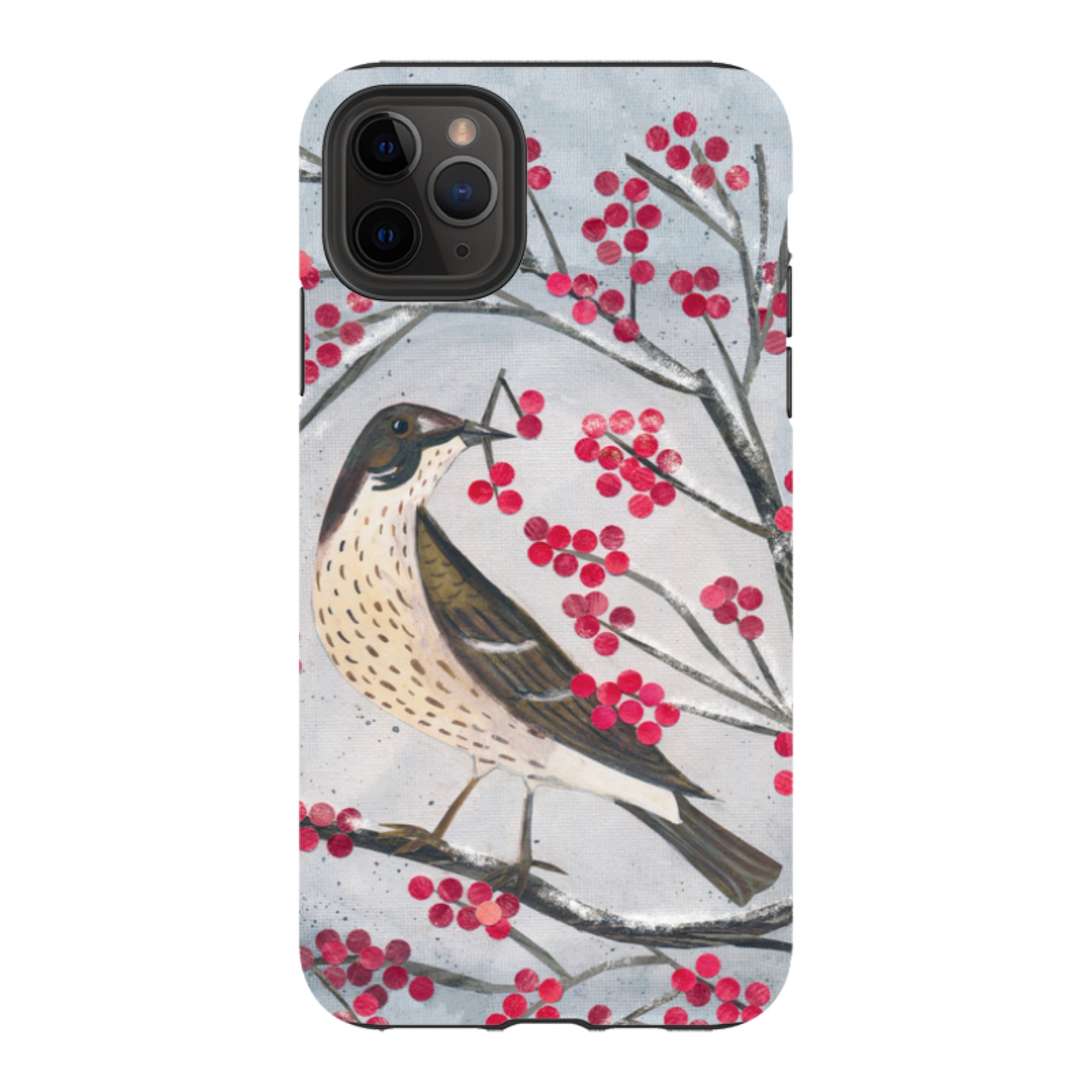 iPhone Tough Case - Mistle Thrush By Tracey English