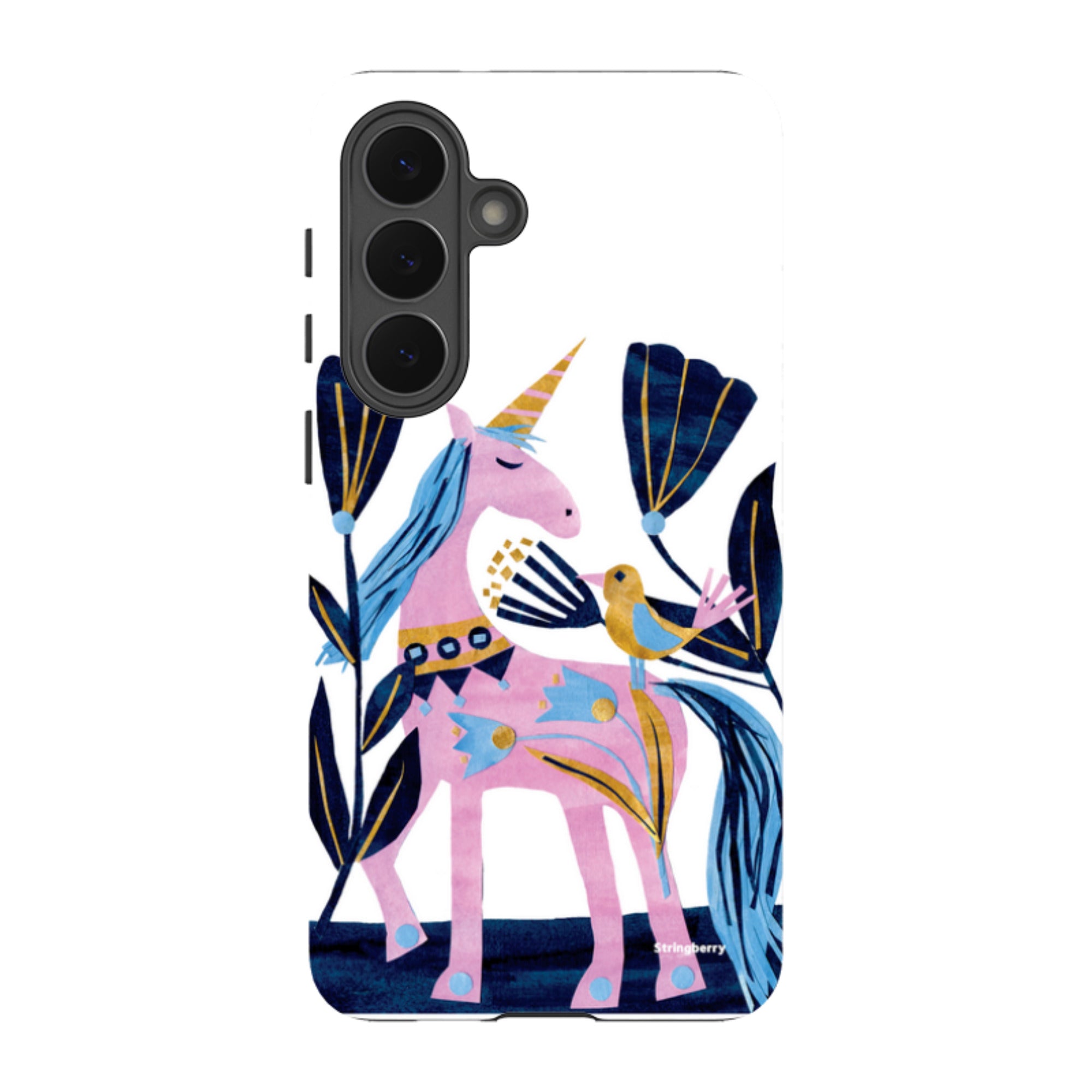 Samsung Tough Case - Lilac Unicorn By Tracey English