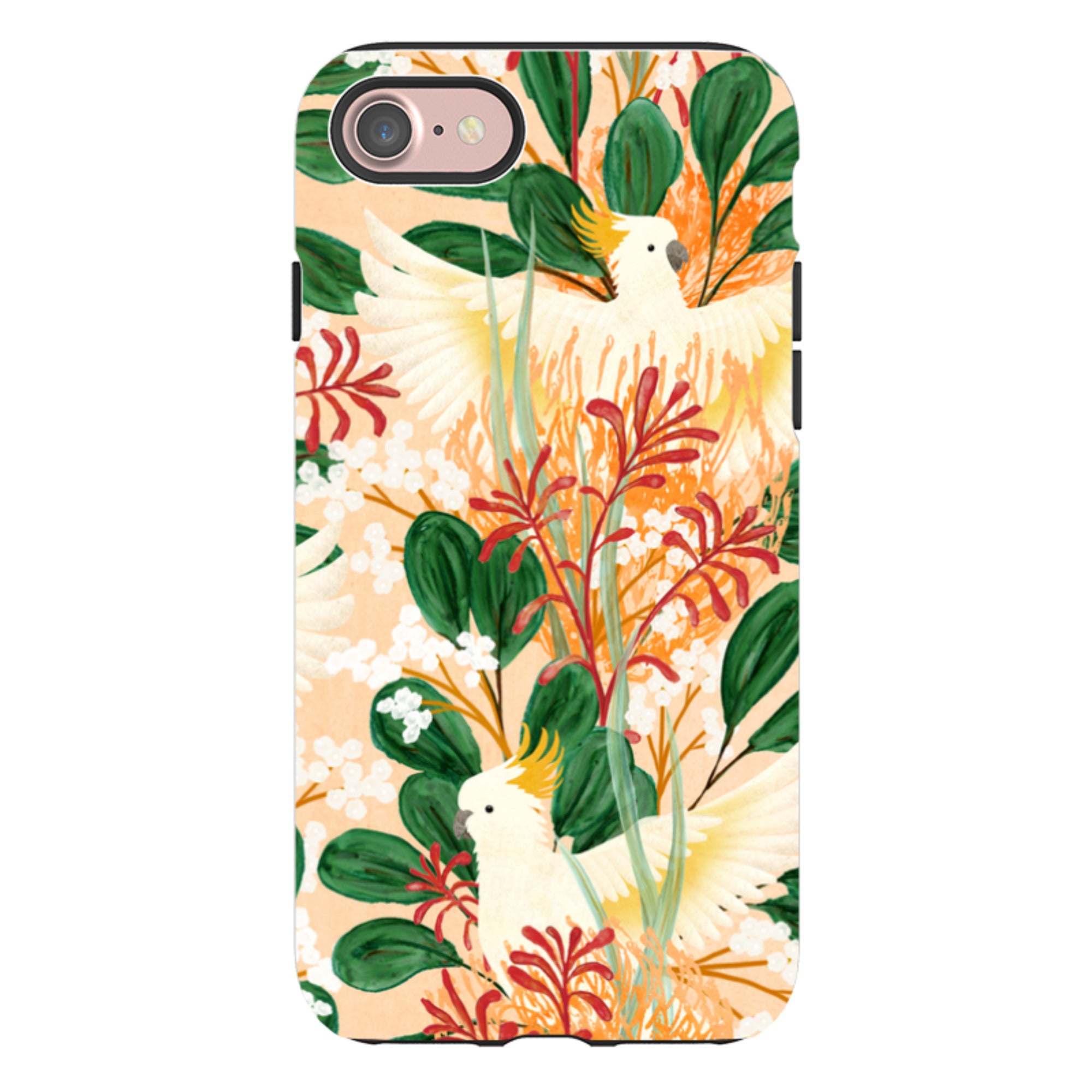 iPhone Tough Case - Cockatoo By Katherine Quinn