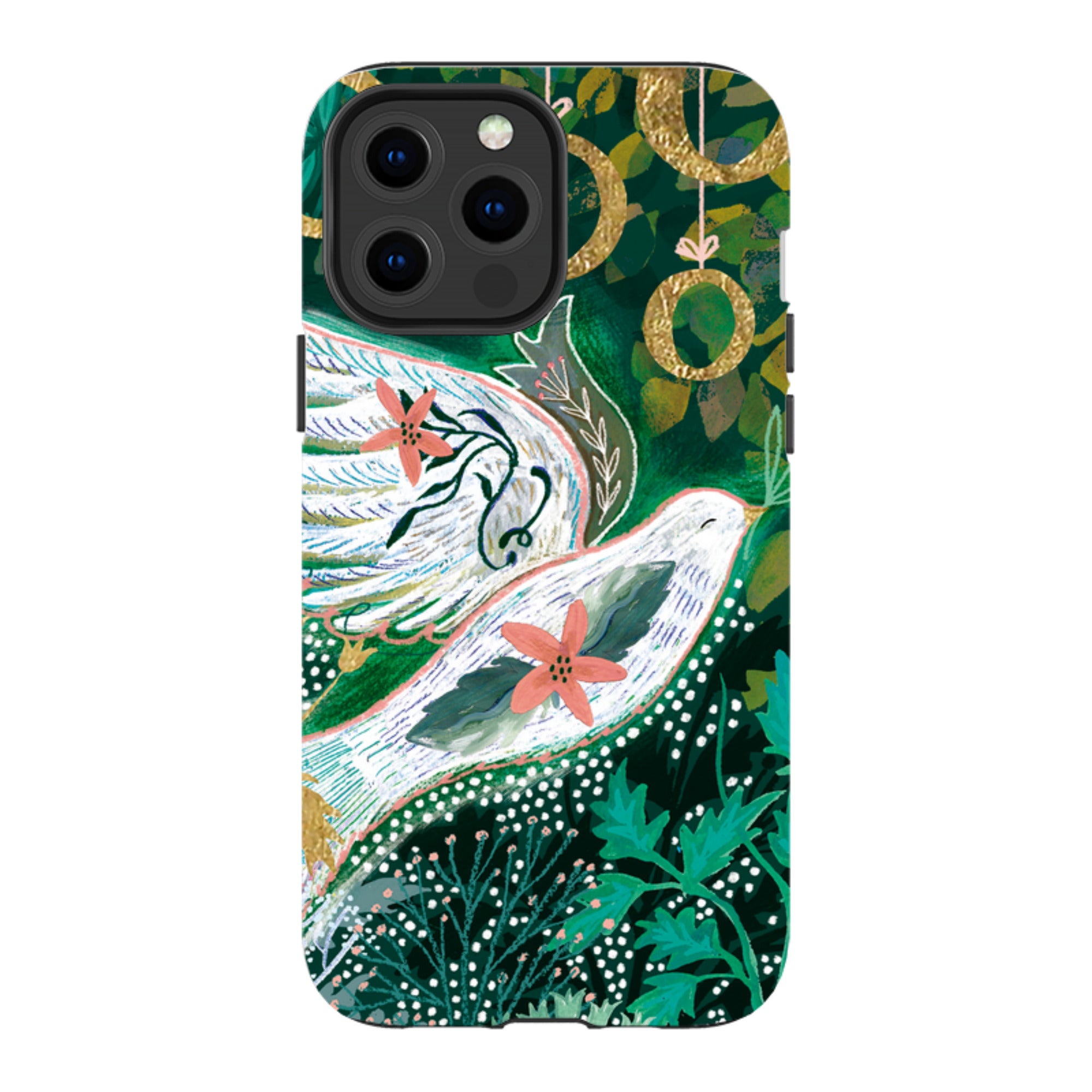iPhone Tough Case - Gold Rings By Emma Frances Grant