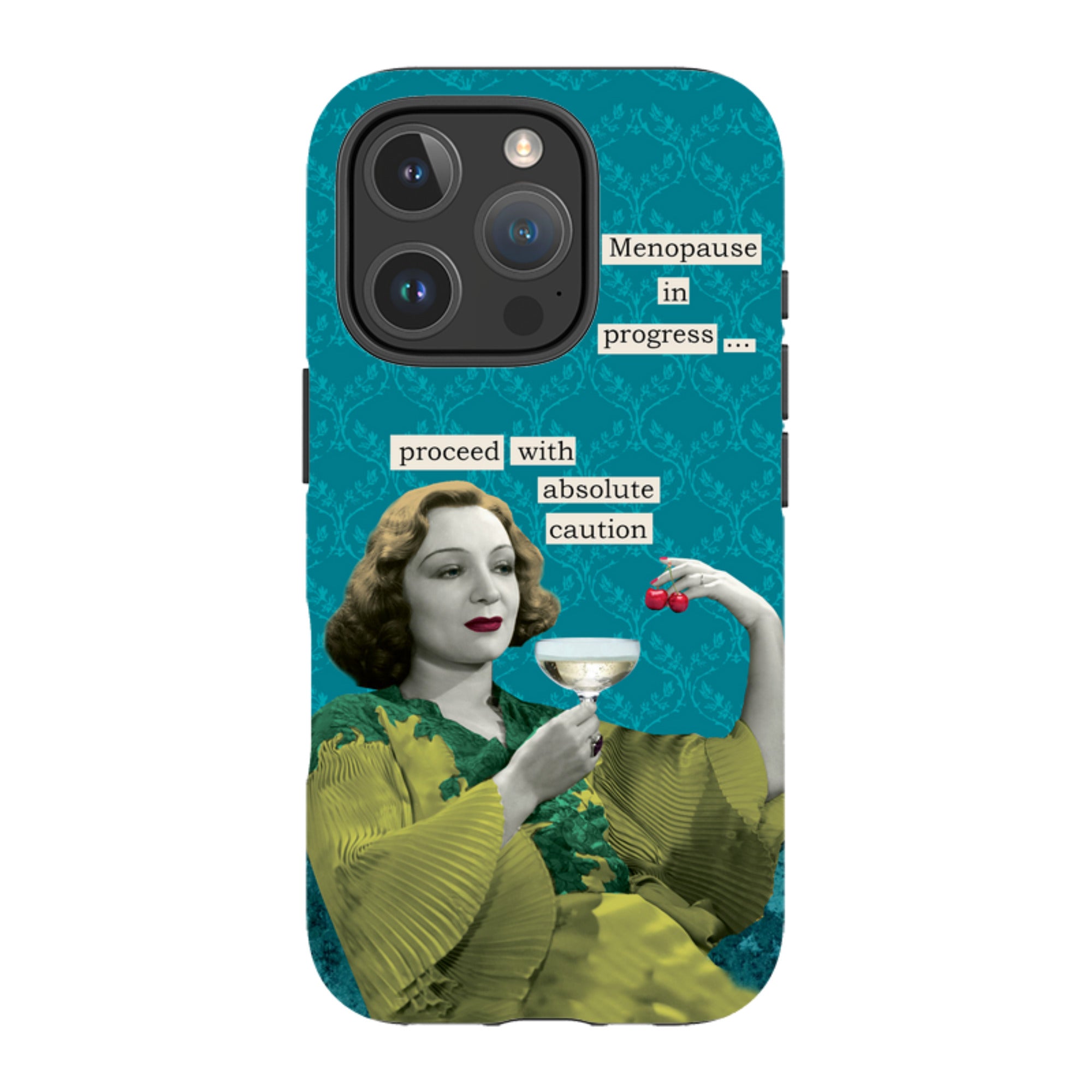 iPhone Tough Case - Menopause In Progress By Clare Jordan