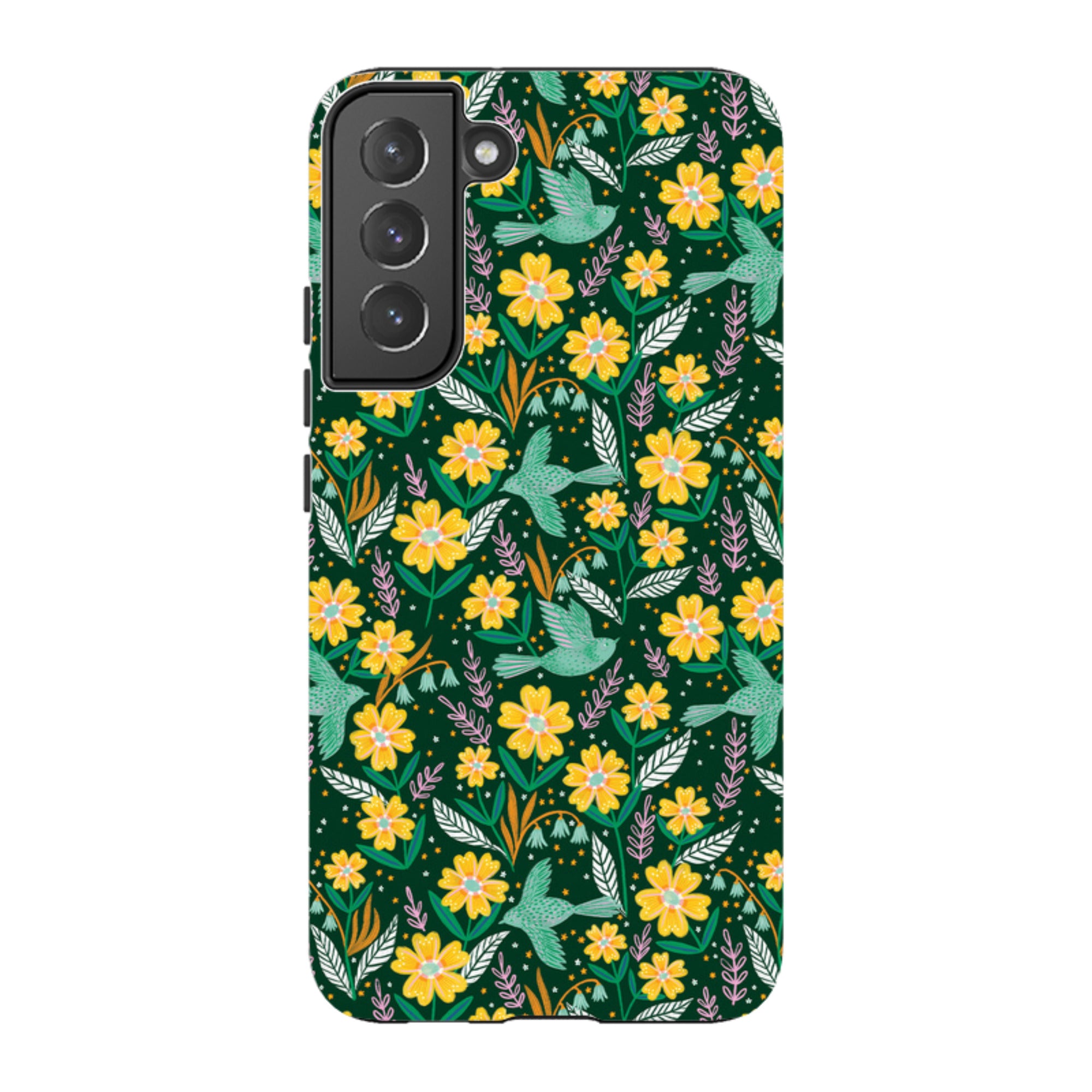 Samsung Tough Case - Sweet Birds Green By Lee Foster Wilson