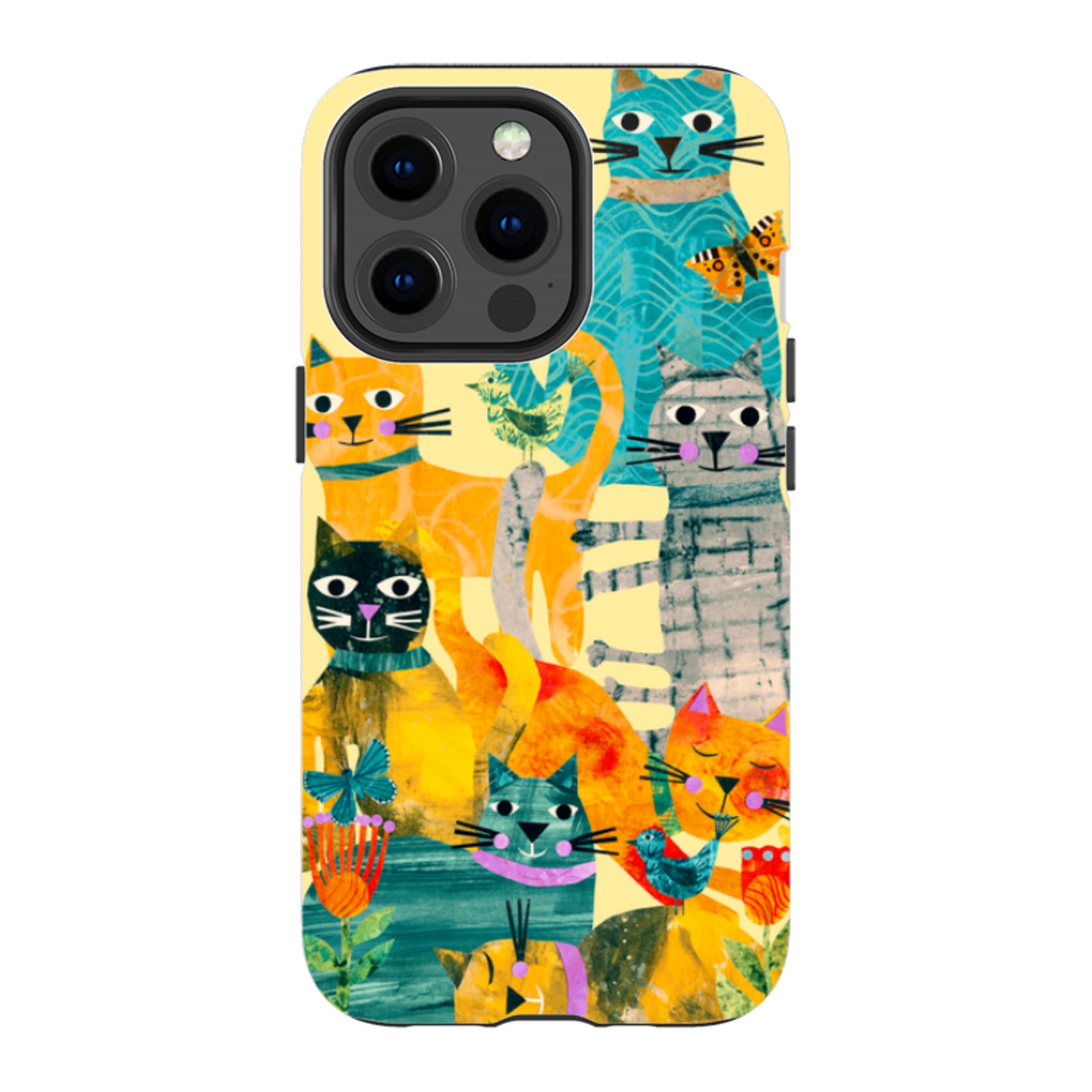 iPhone MagSafe Tough Case - Cat Party III By Tracey English