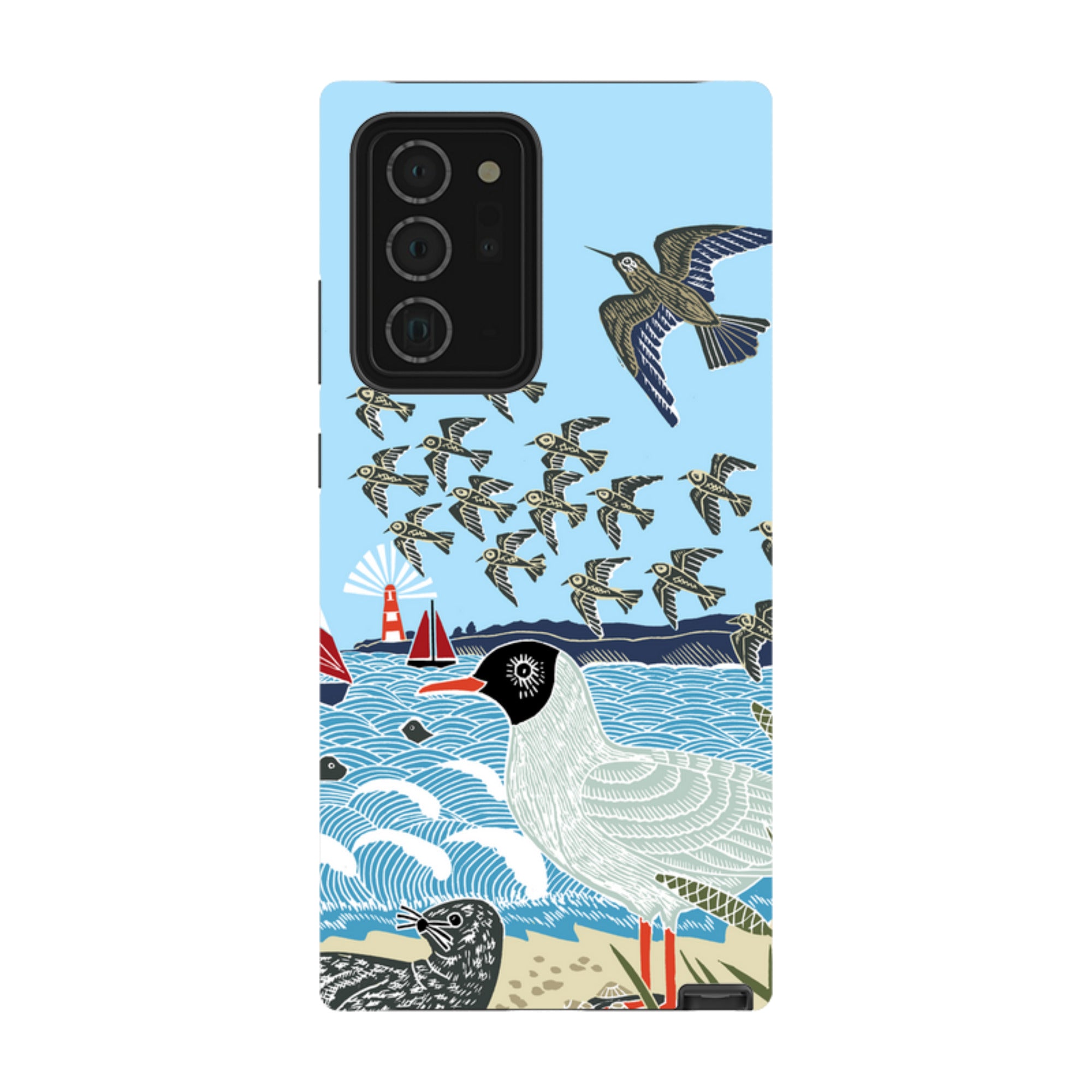 Samsung Tough  Case - Seagulls And Seals By Kate heiss