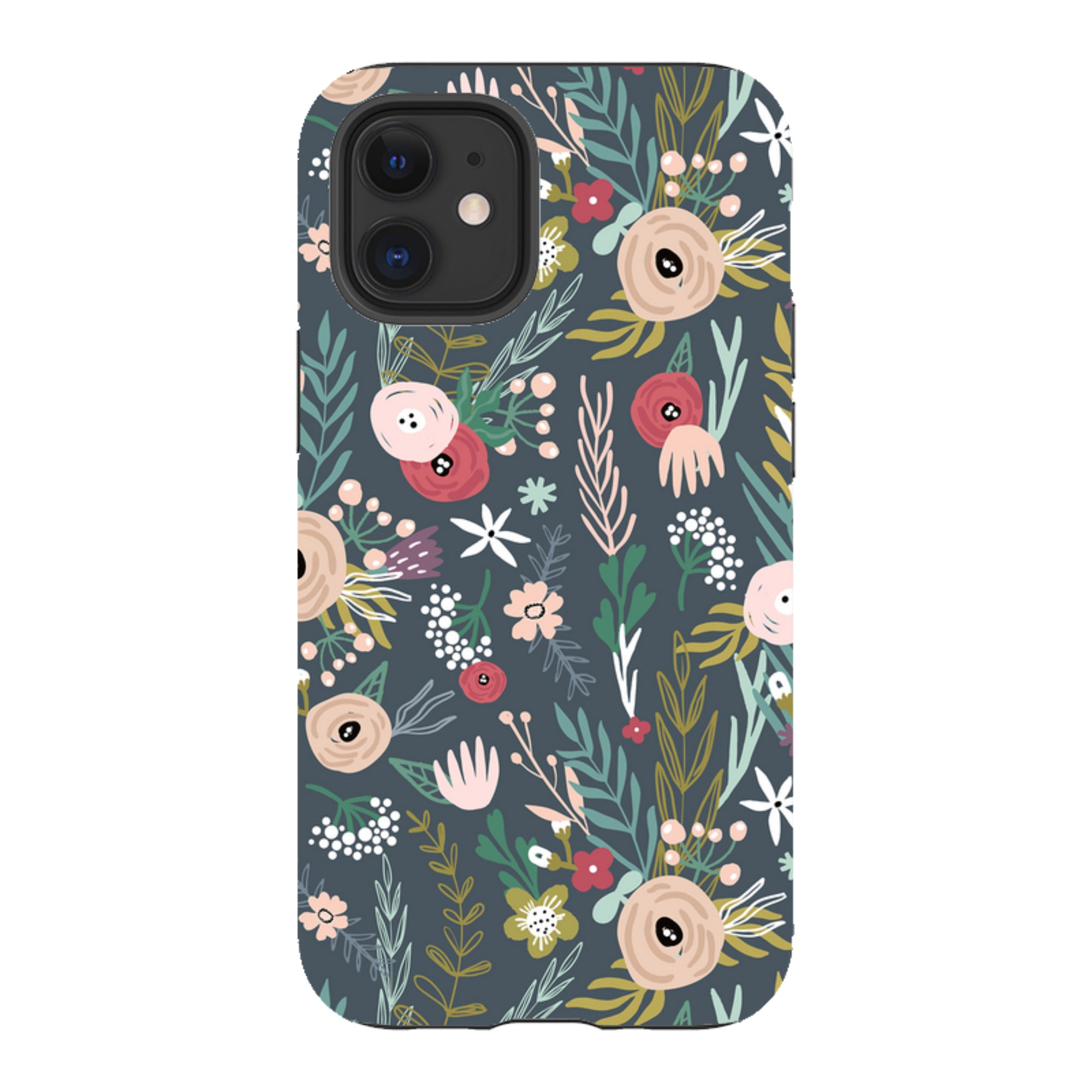 iPhone Tough Case - Winter Scandi Floral
