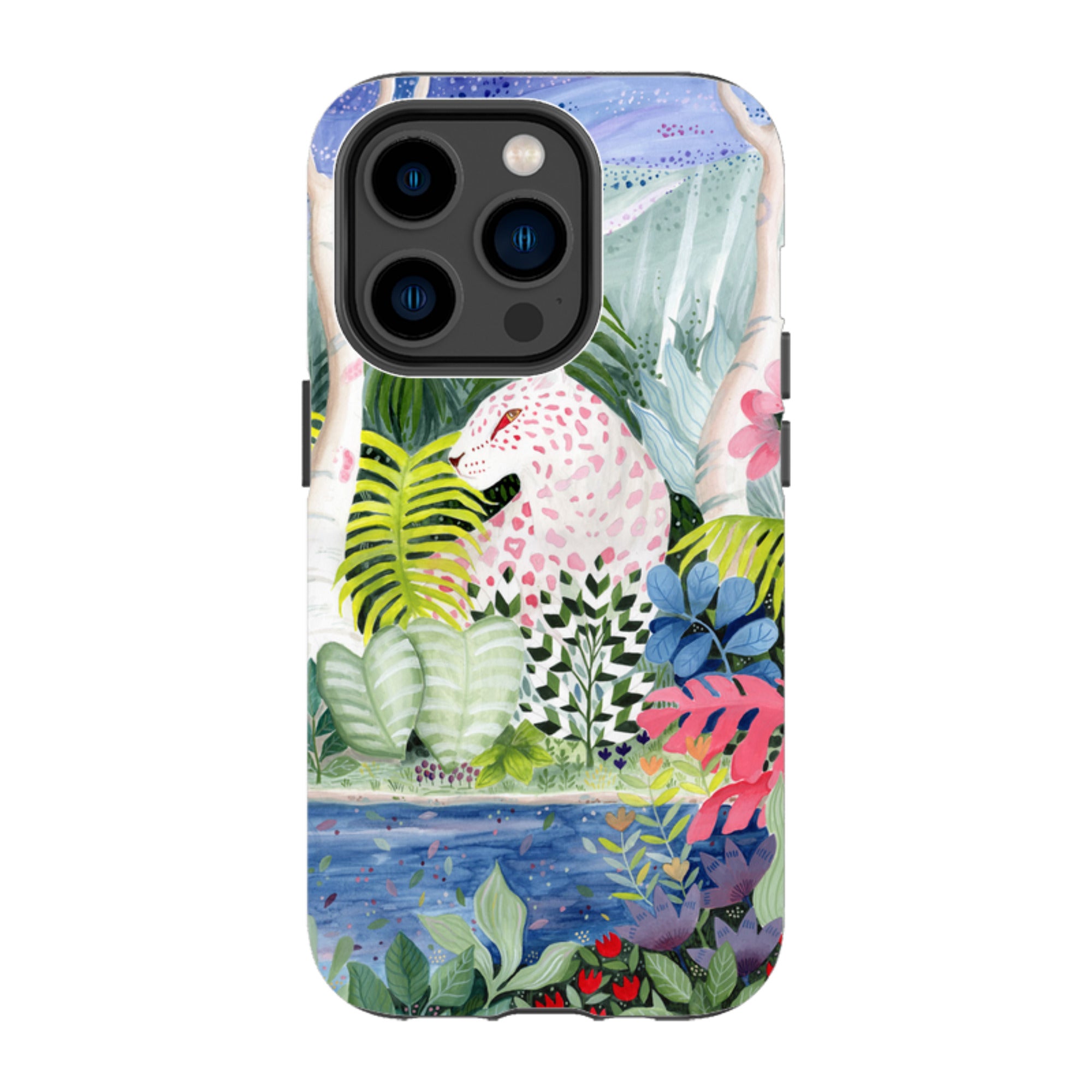 iPhone Tough Case - Cosmic Leopard By Bex Parkin