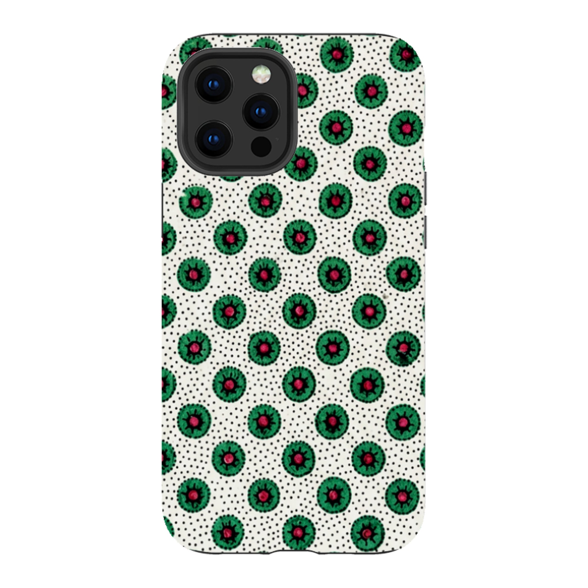 iPhone Tough Case - Green Medallion