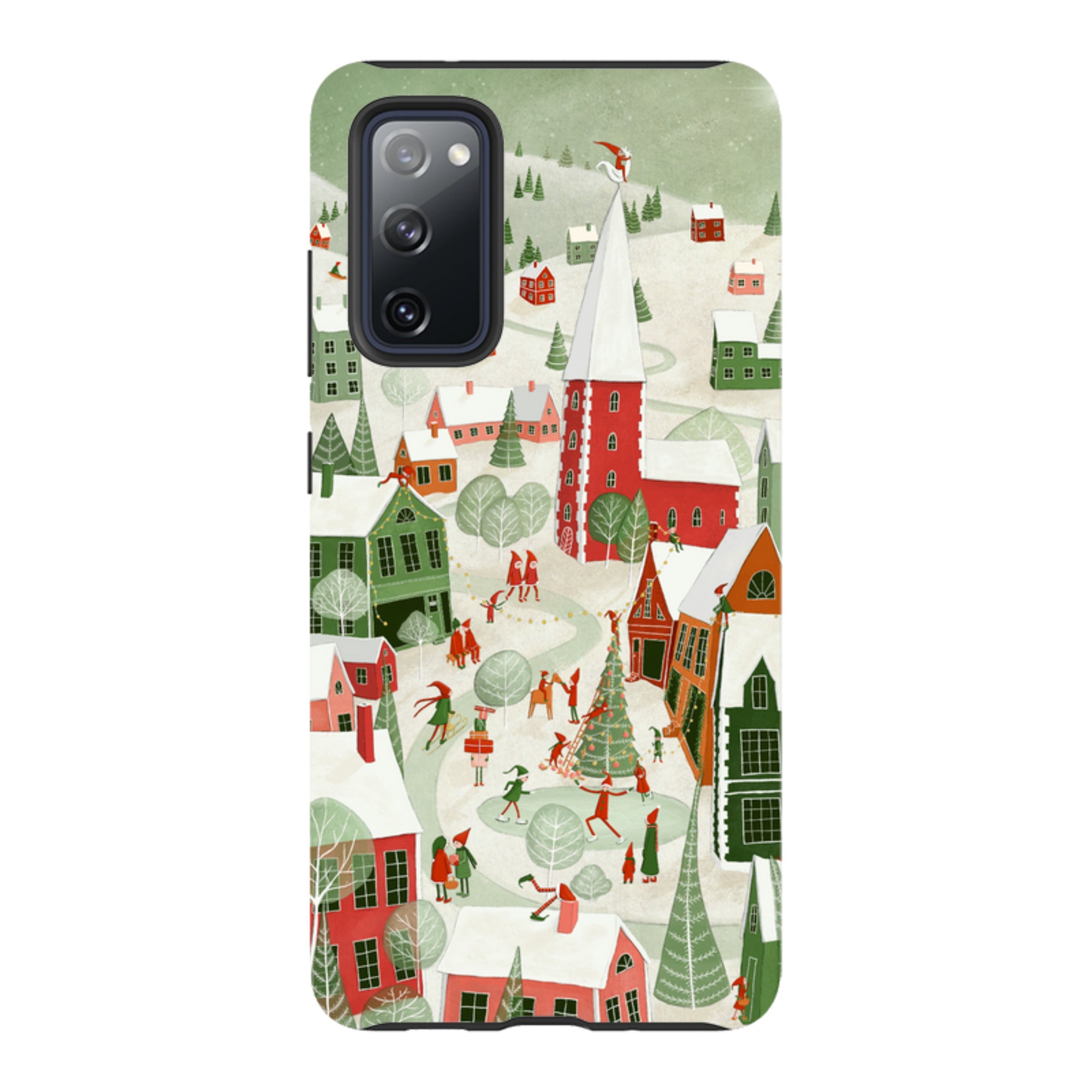Samsung Tough Case - Christmas Town By Maja Lindberg