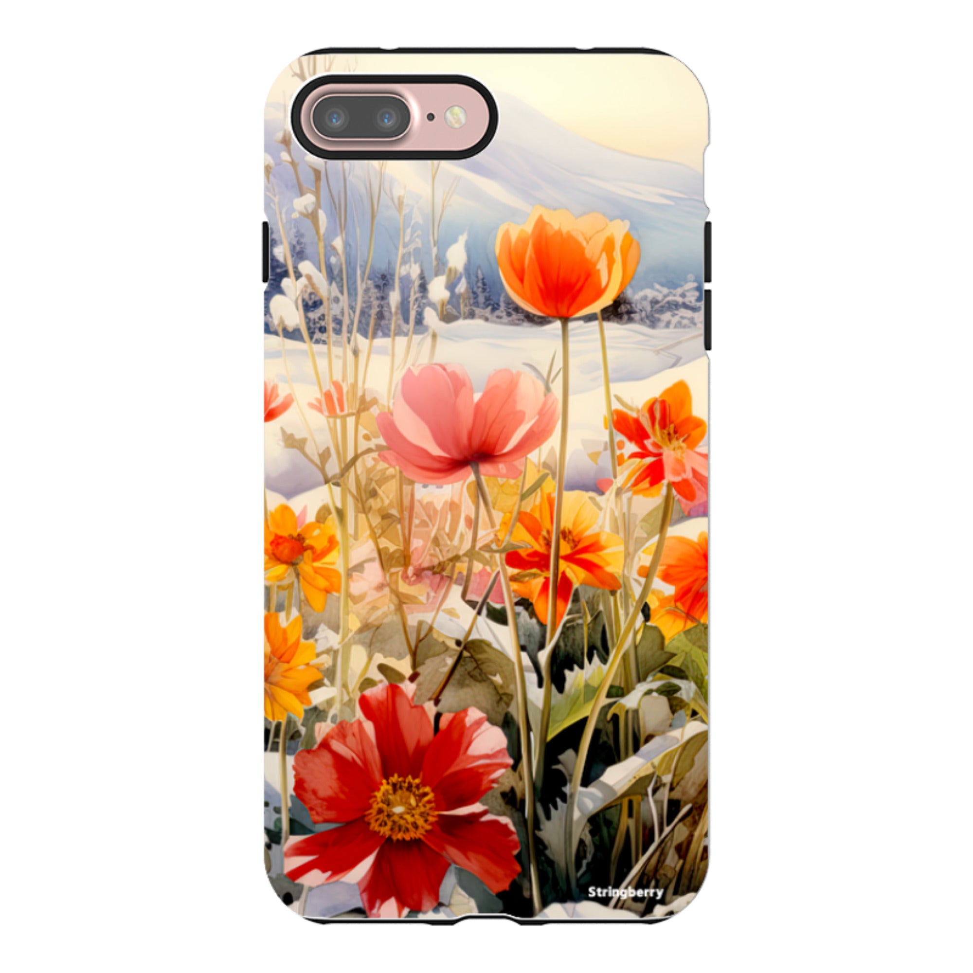 iPhone Tough Case - Winter Wild Flowers II