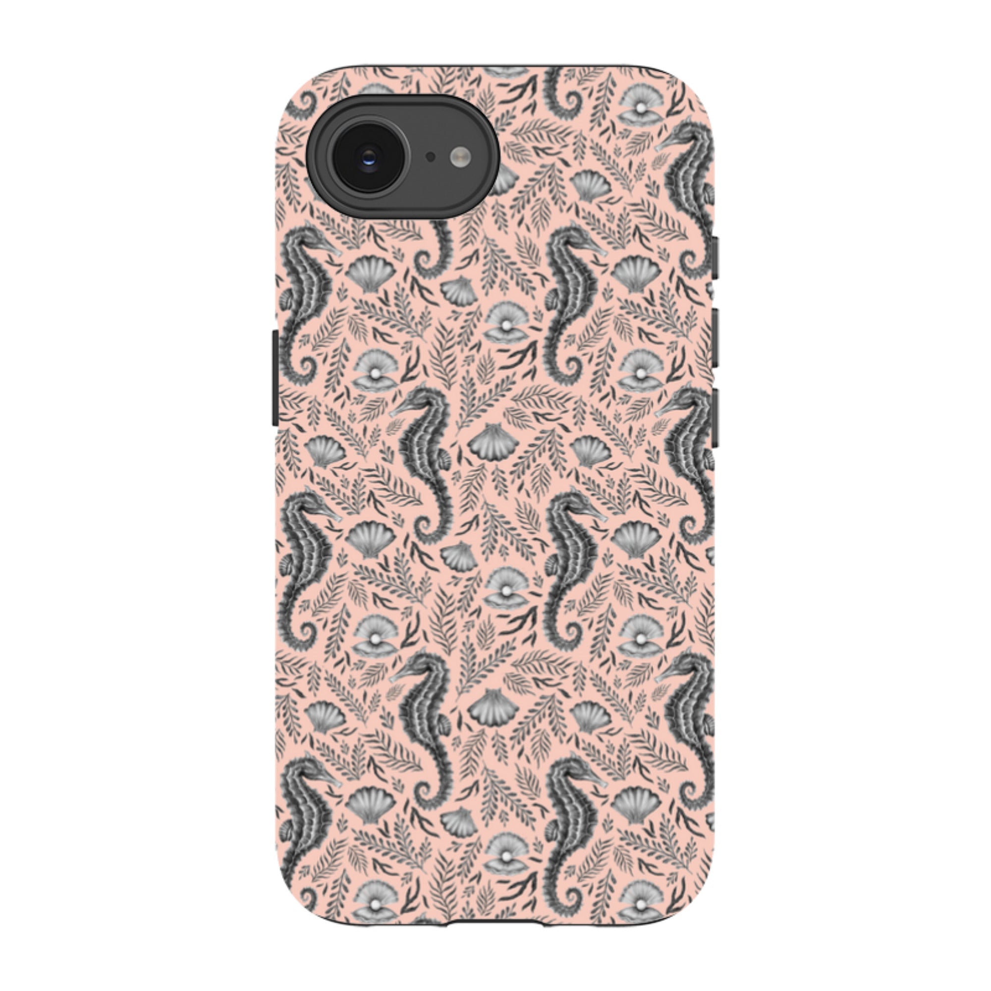 iPhone Tough Case - Seahorse Coral By Catherine Rowe